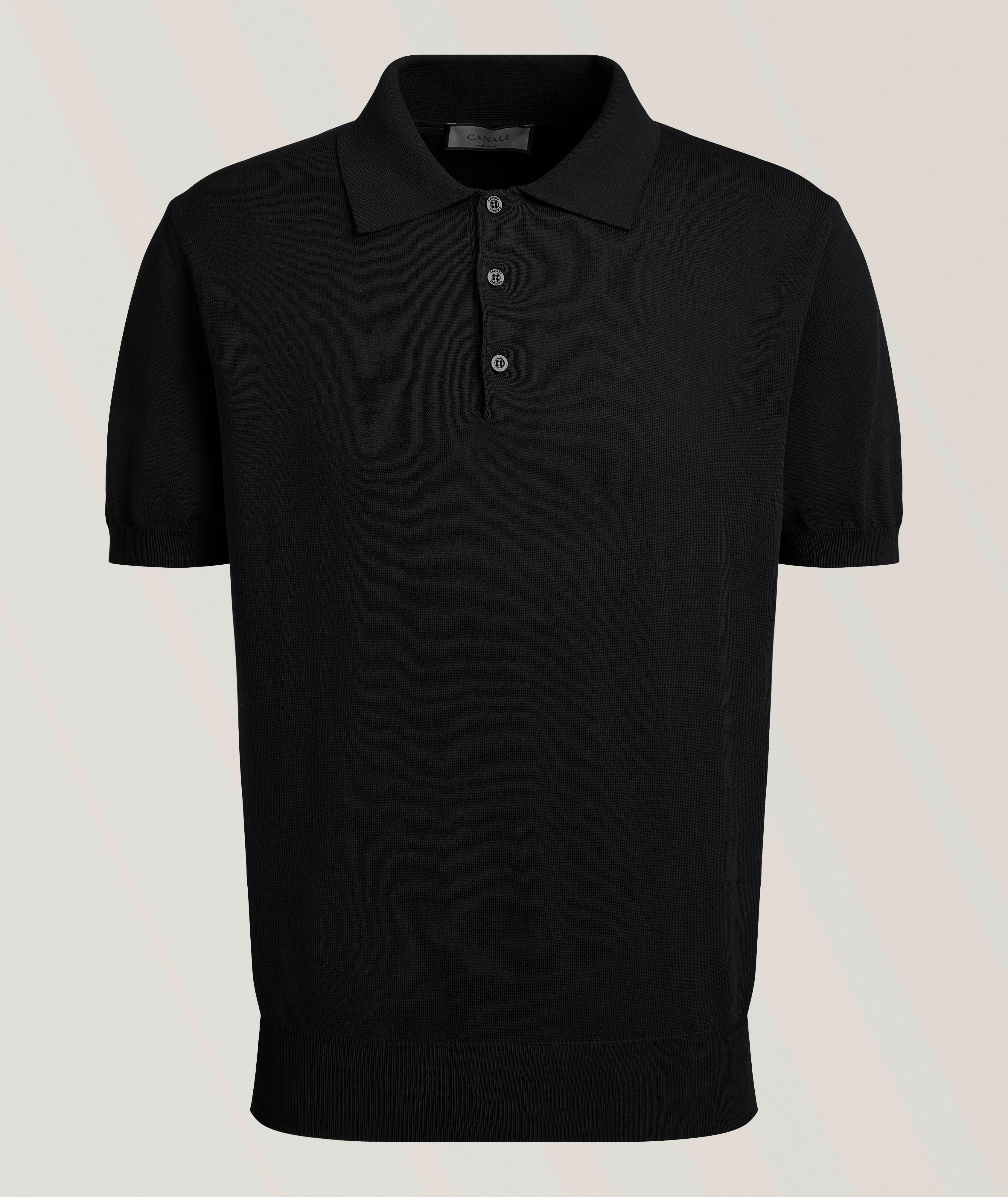Canali Cotton Knit Polo 