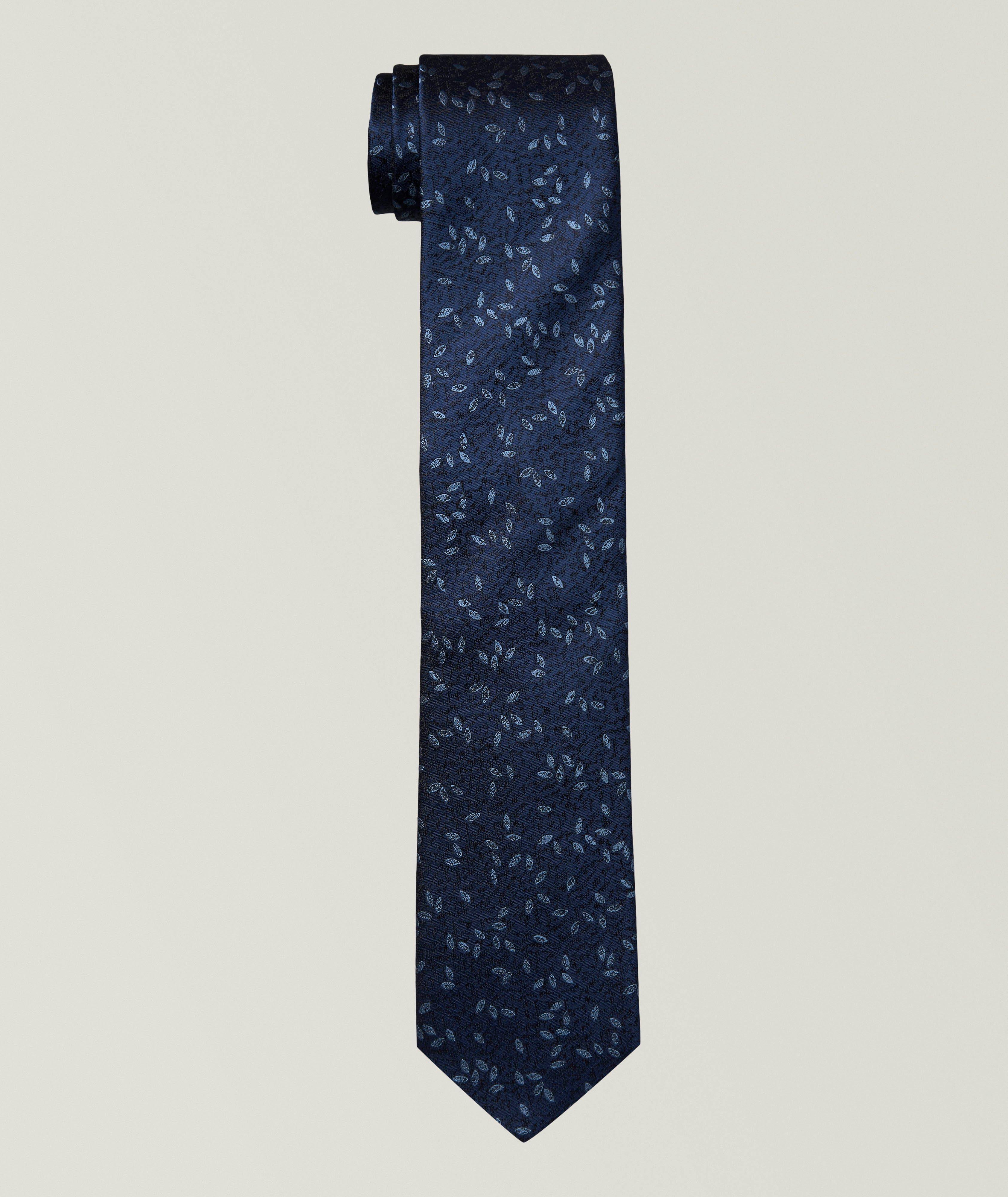 Canali Leaf Silk Tie