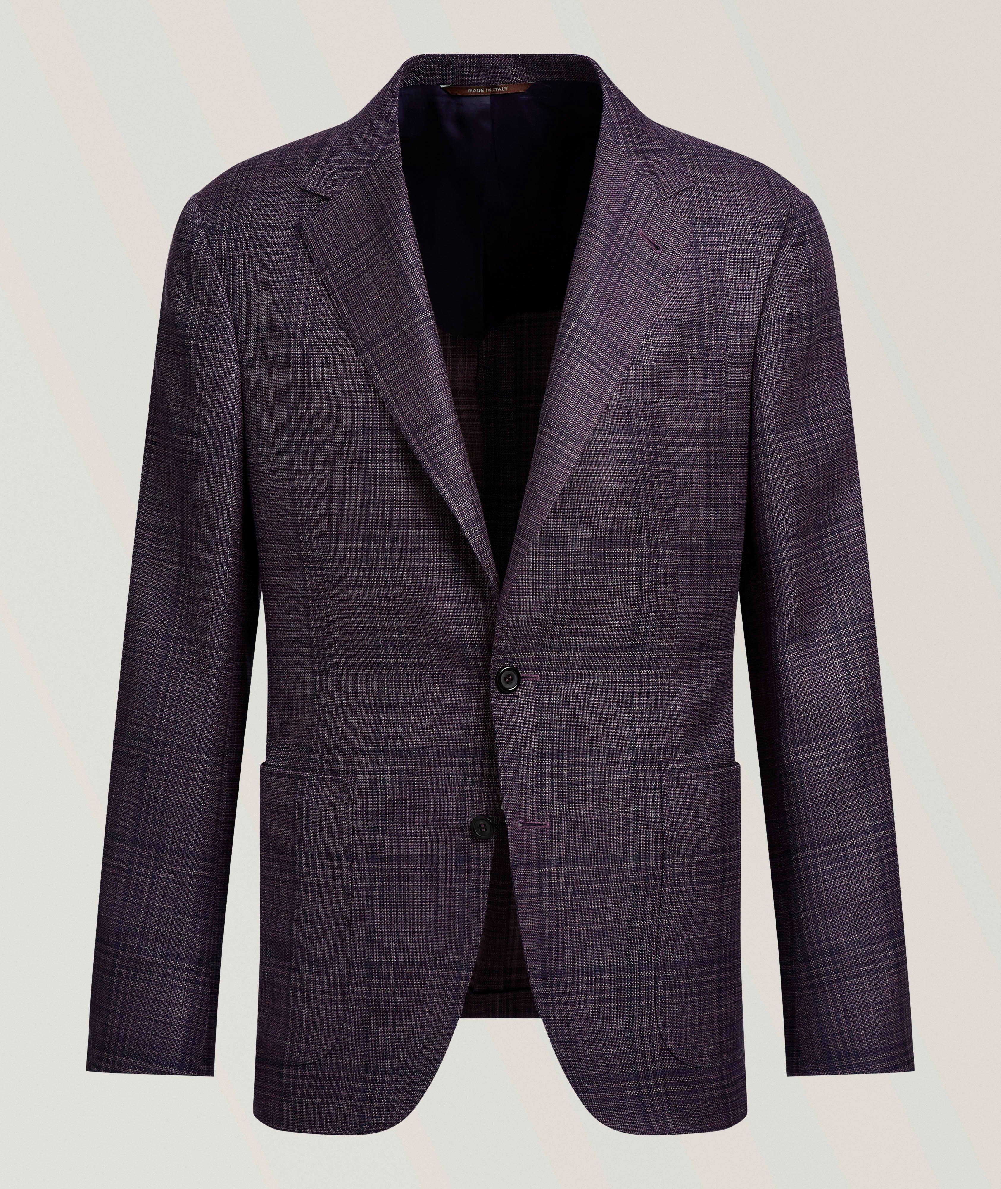 Canali Veston sport multi-quadrillé Kei