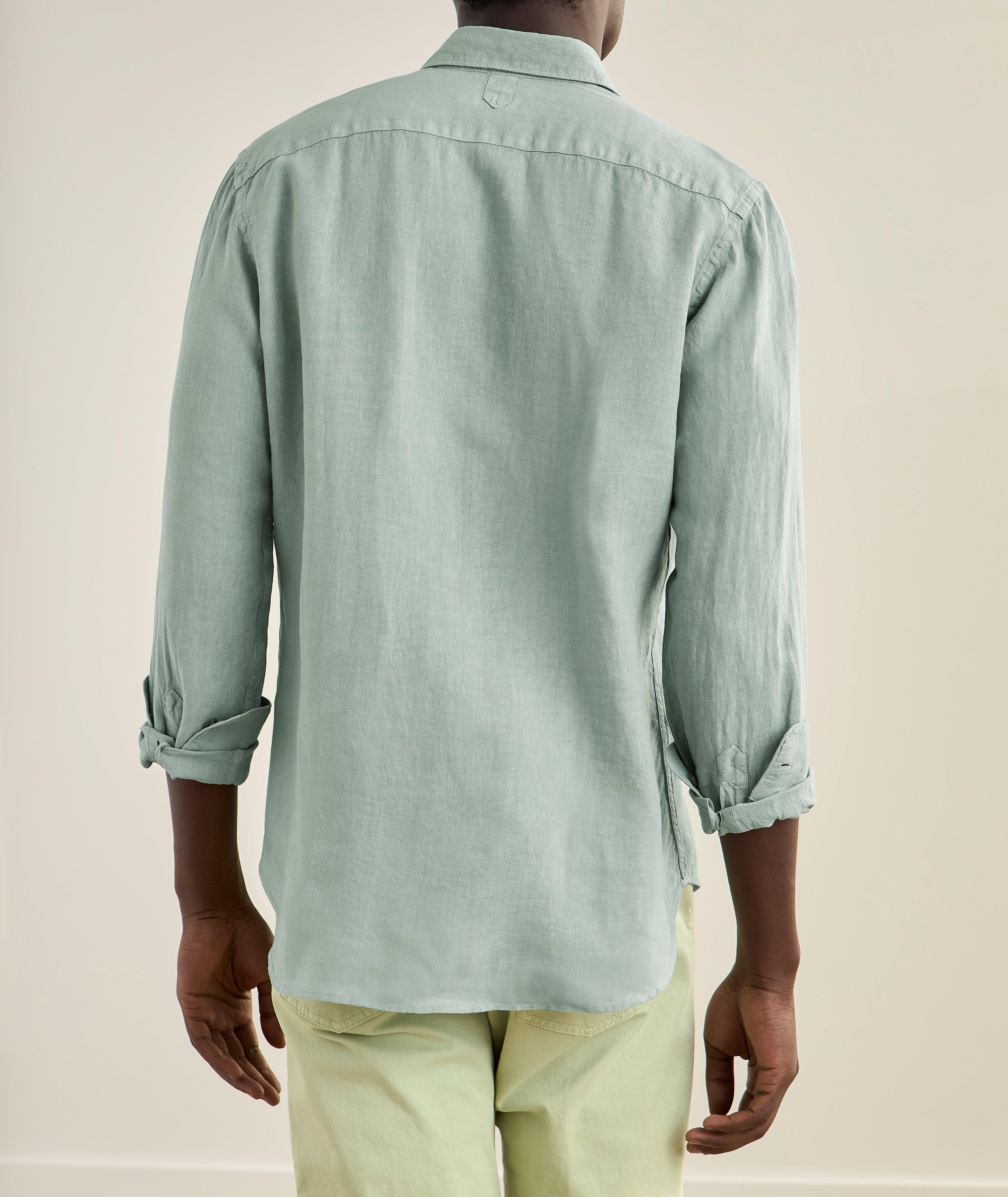 Garment-Dyed Linen Shirt image 2