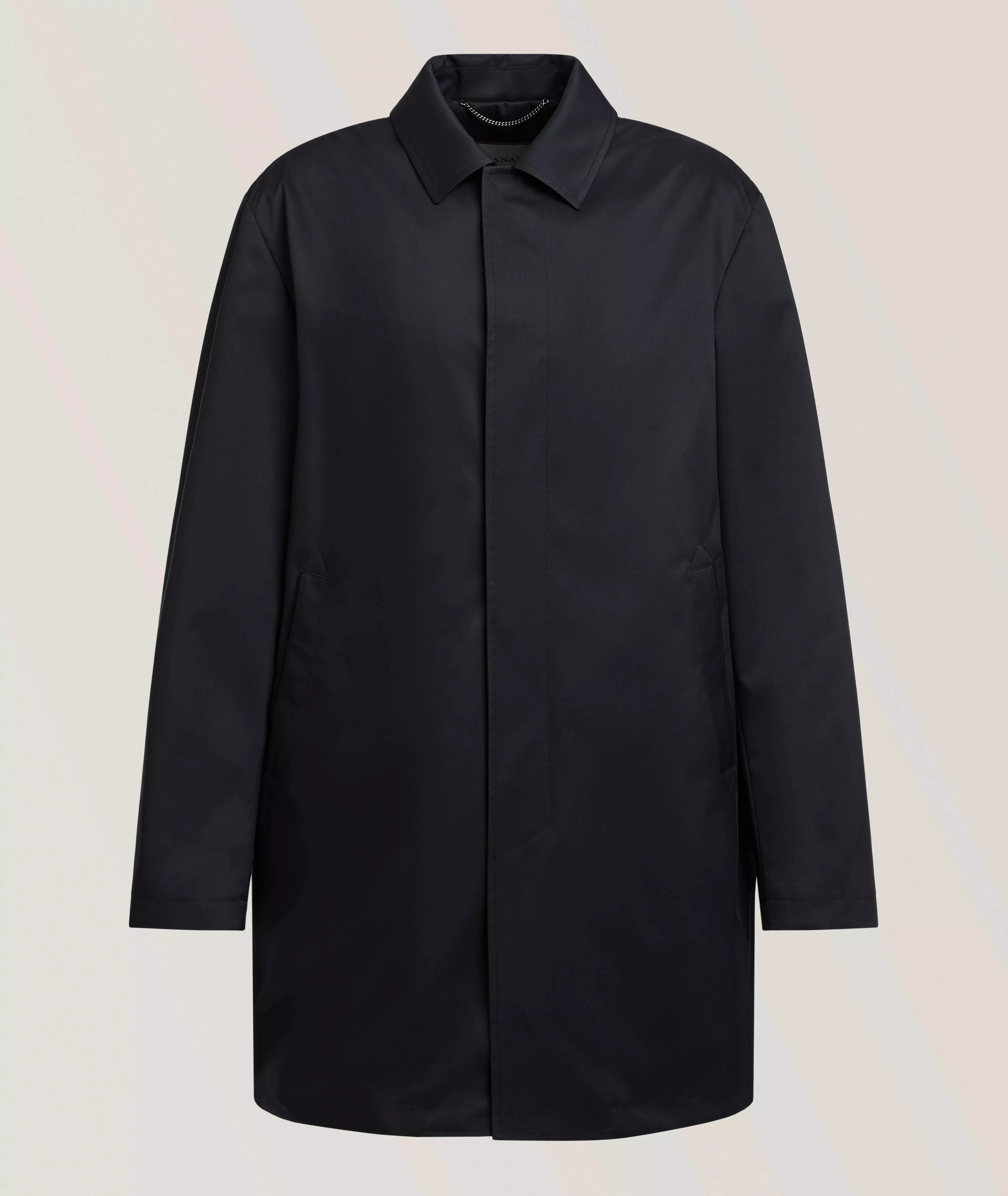 Canali Ultralight Microfibre Trench Raincoat