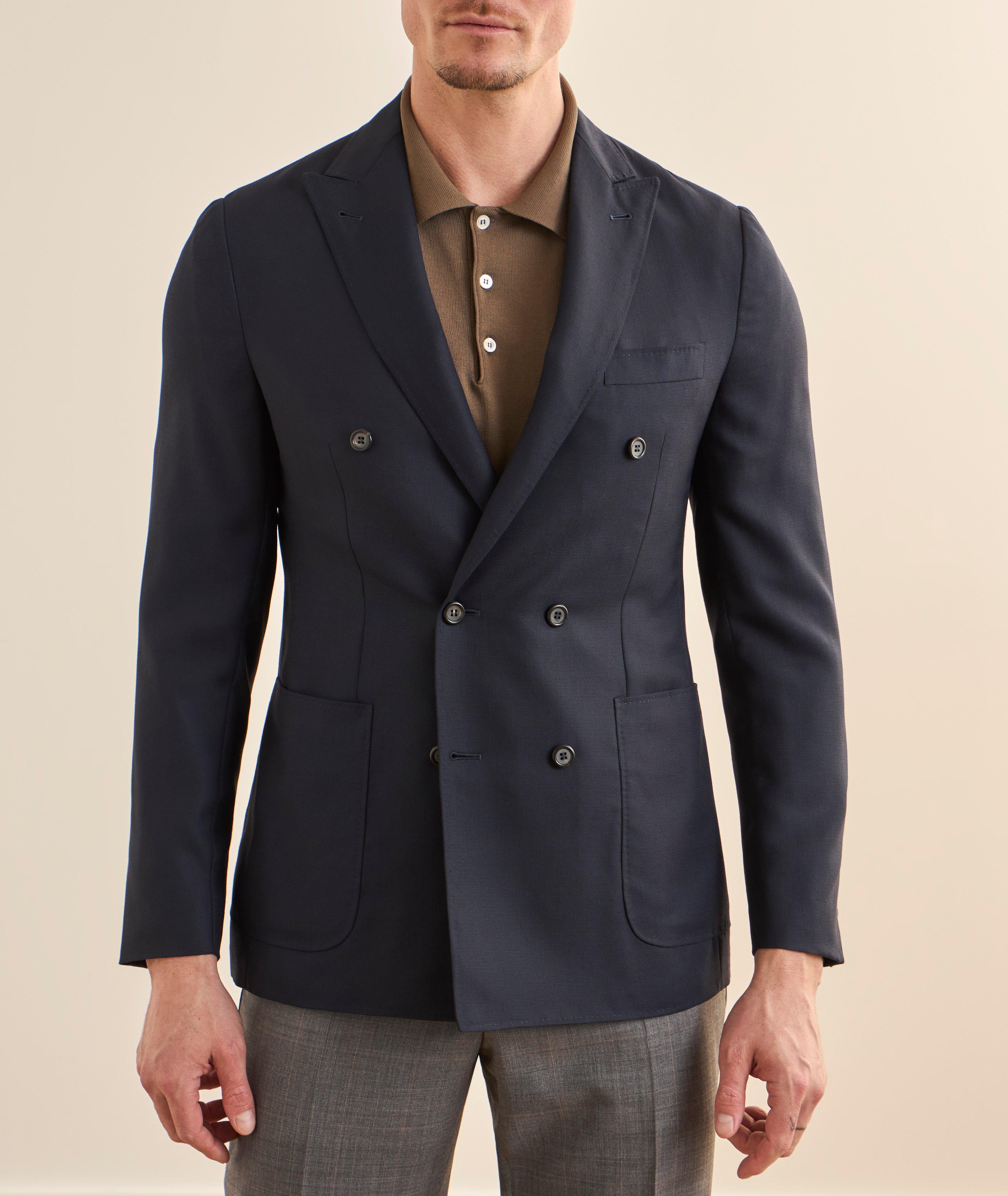 Veston sport double boutonnage non doublé Kei image 1