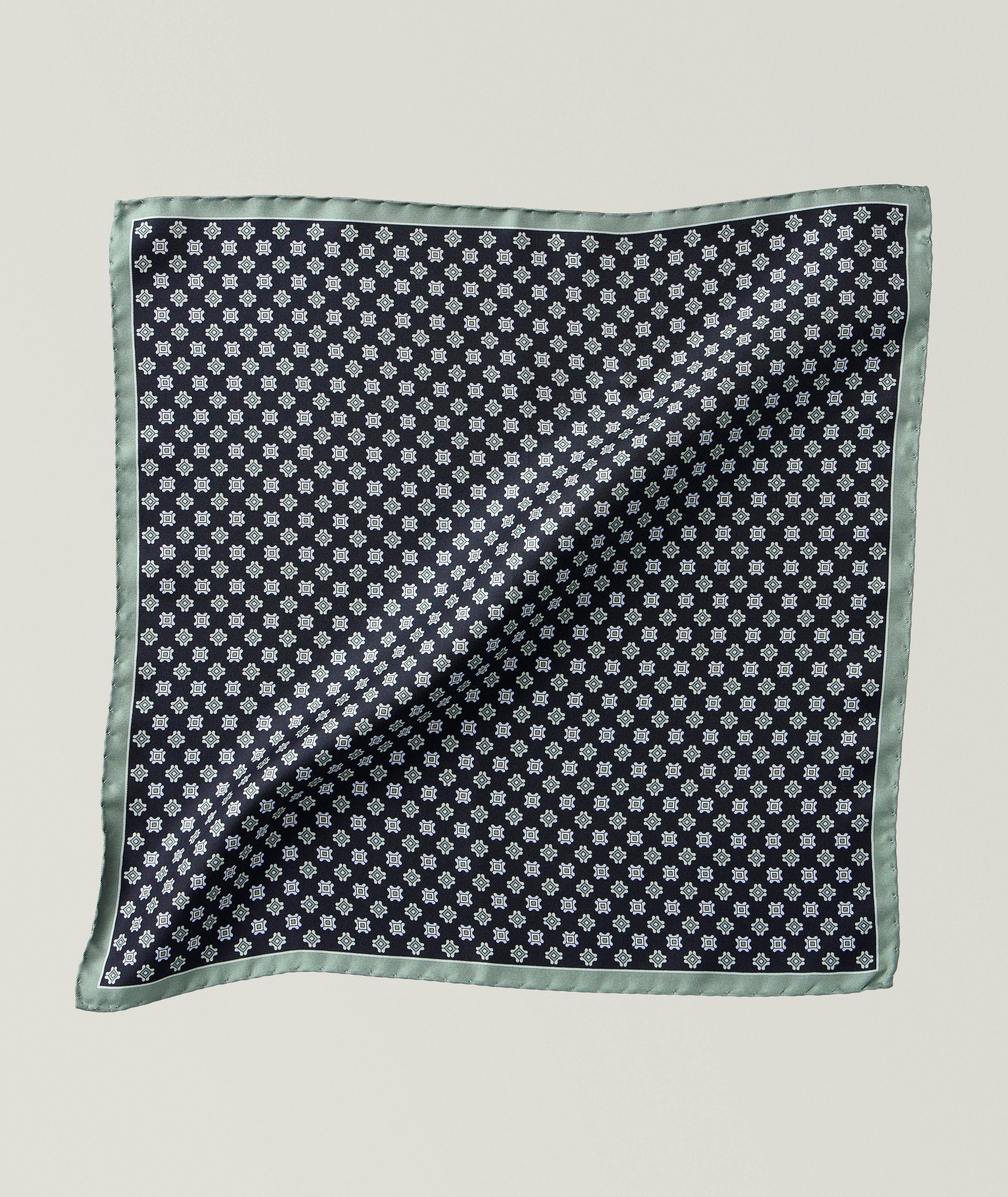 Canali Modern Silk Pocket Square