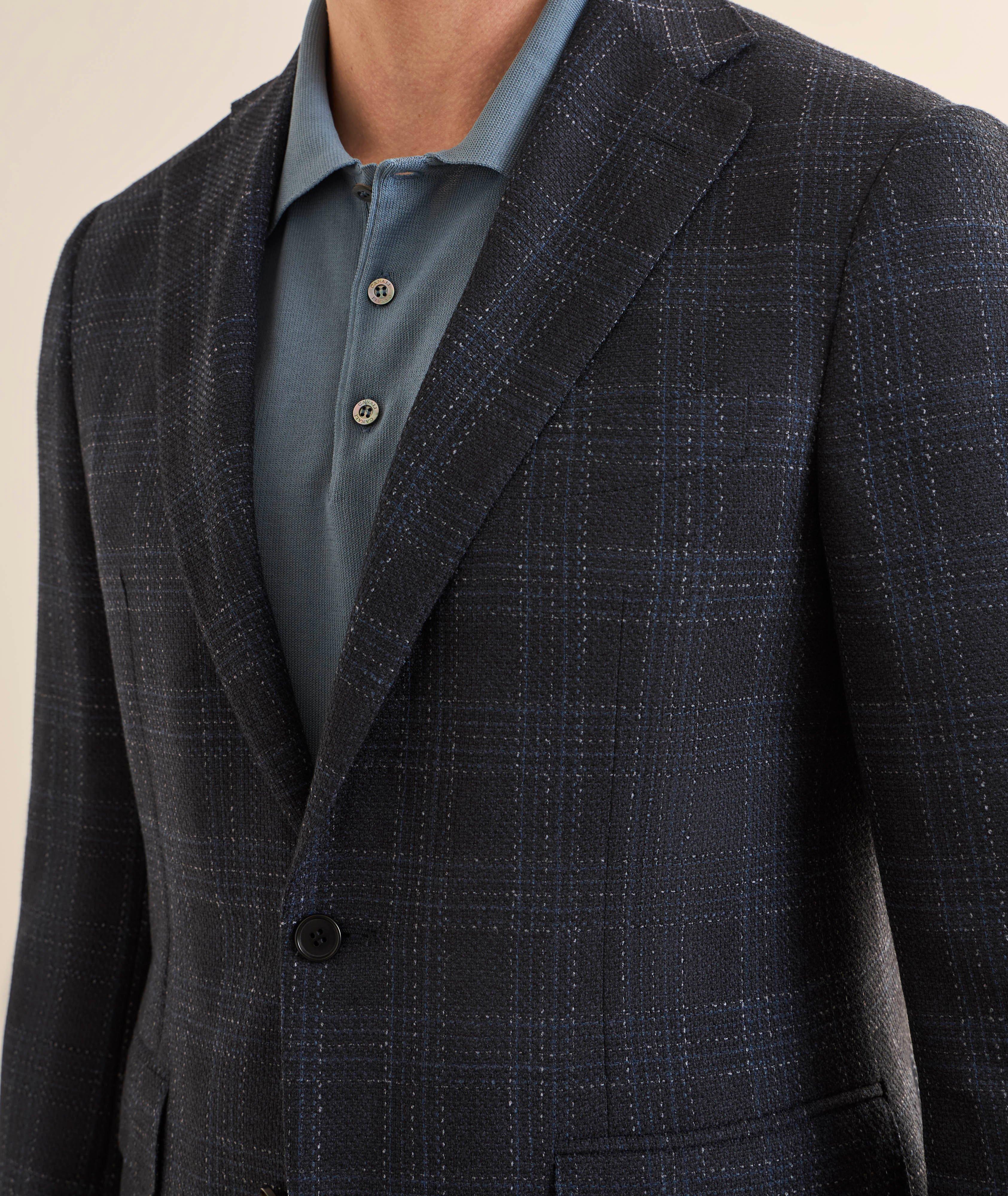 Veston sport laine-mélangée à carreaux Capri image 3