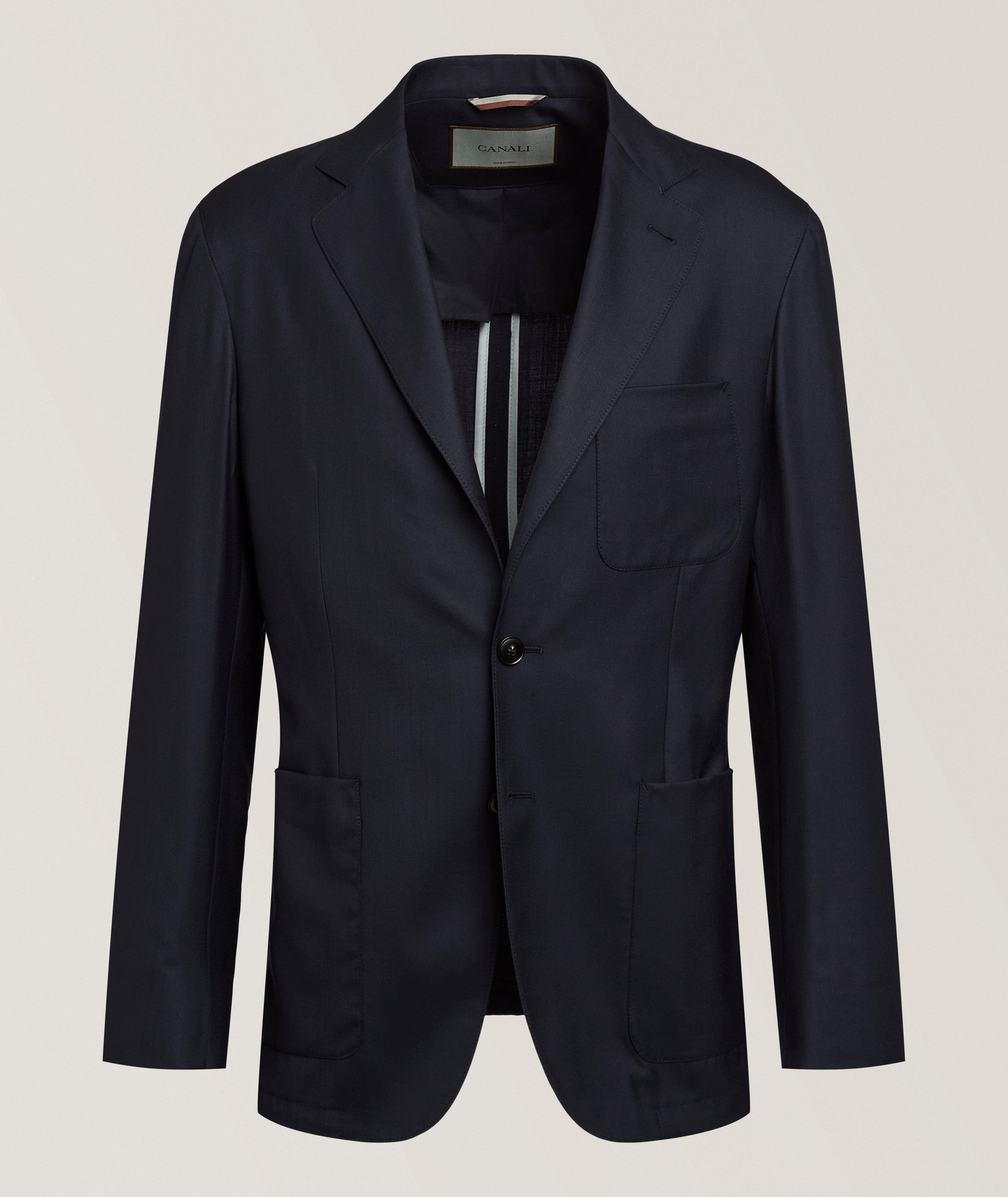 Canali Nuvola Impeccabile Wool-Silk Sport Jacket 