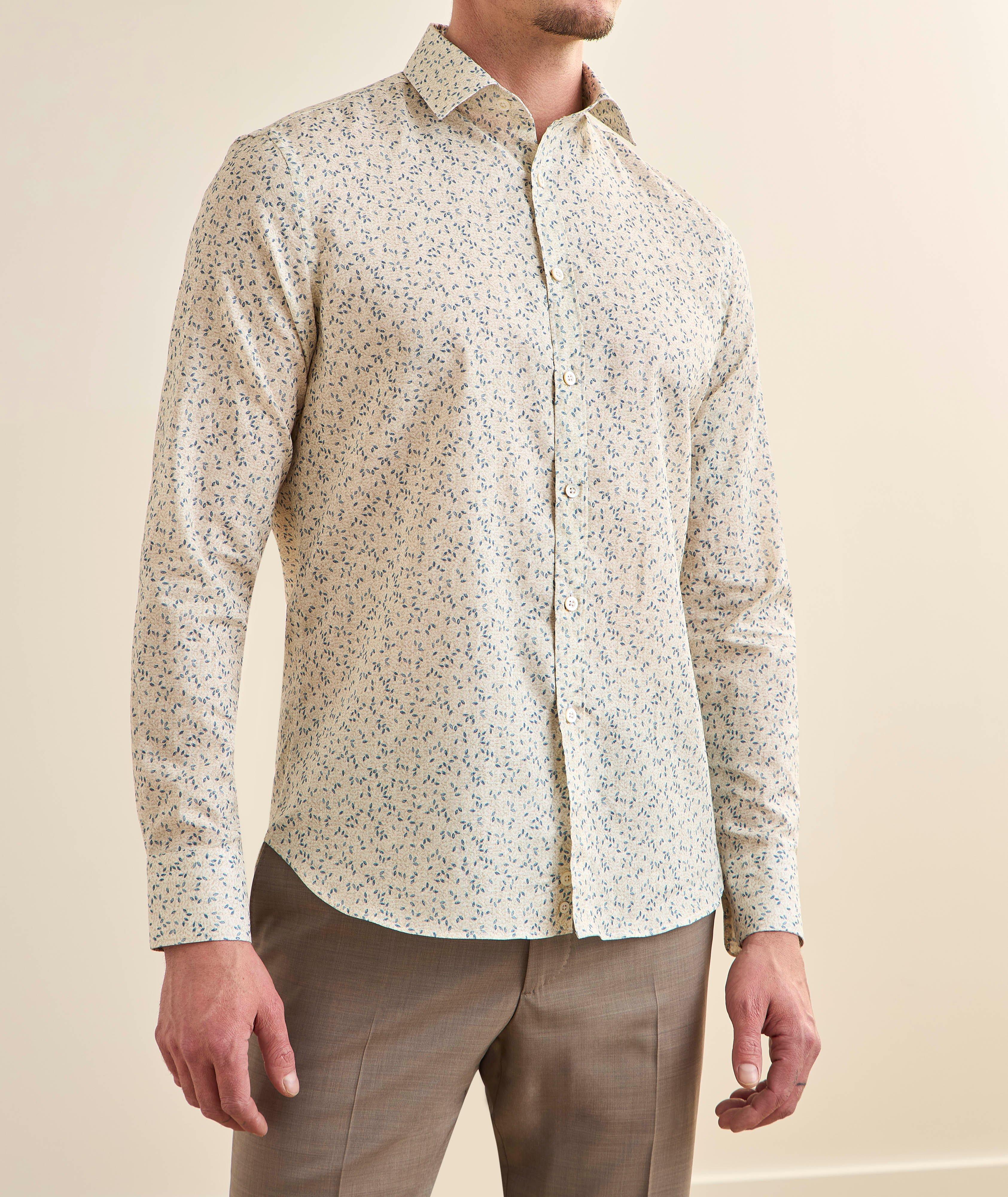Floral Linen-Cotton Shirt image 1