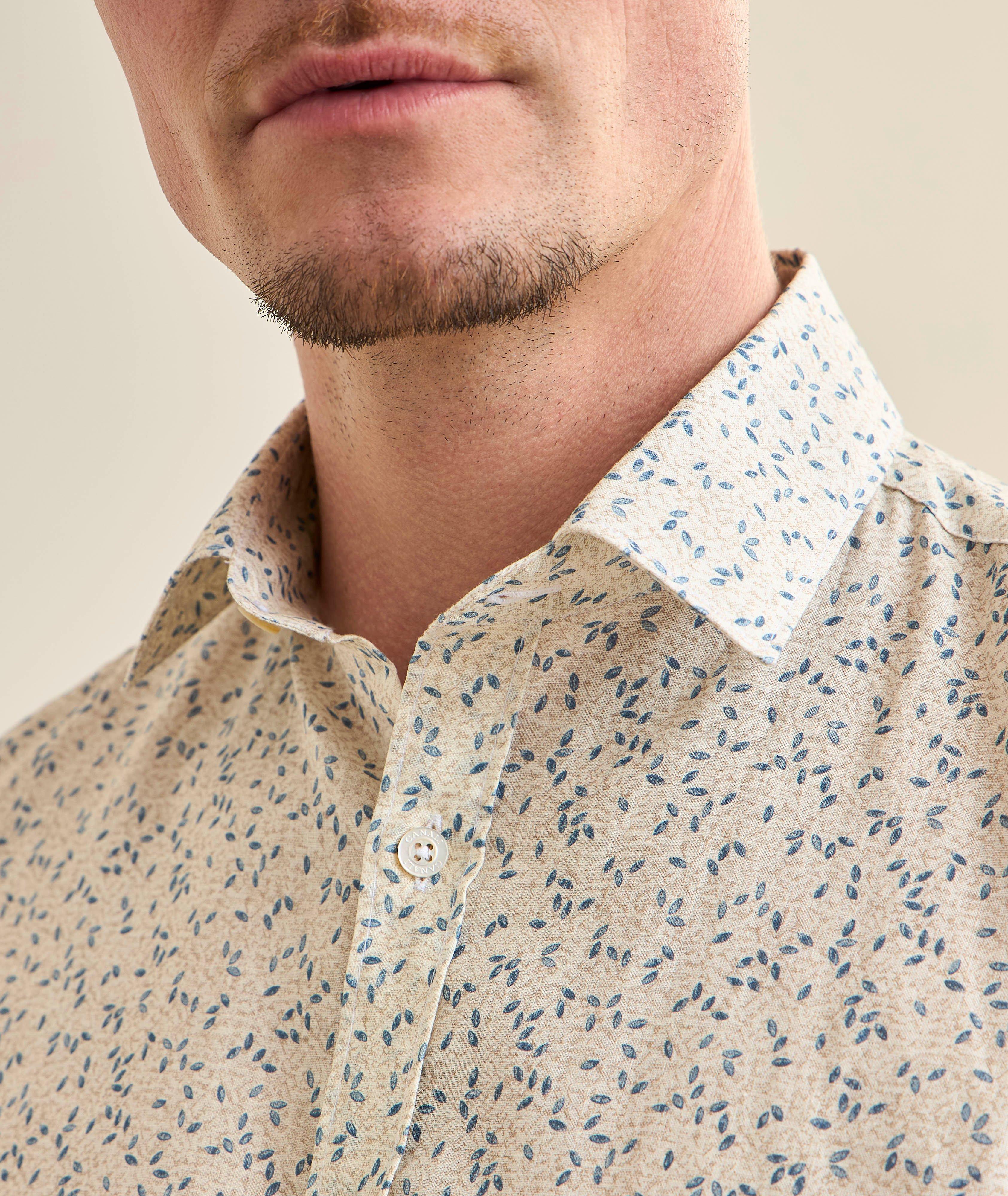 Floral Linen-Cotton Shirt image 3