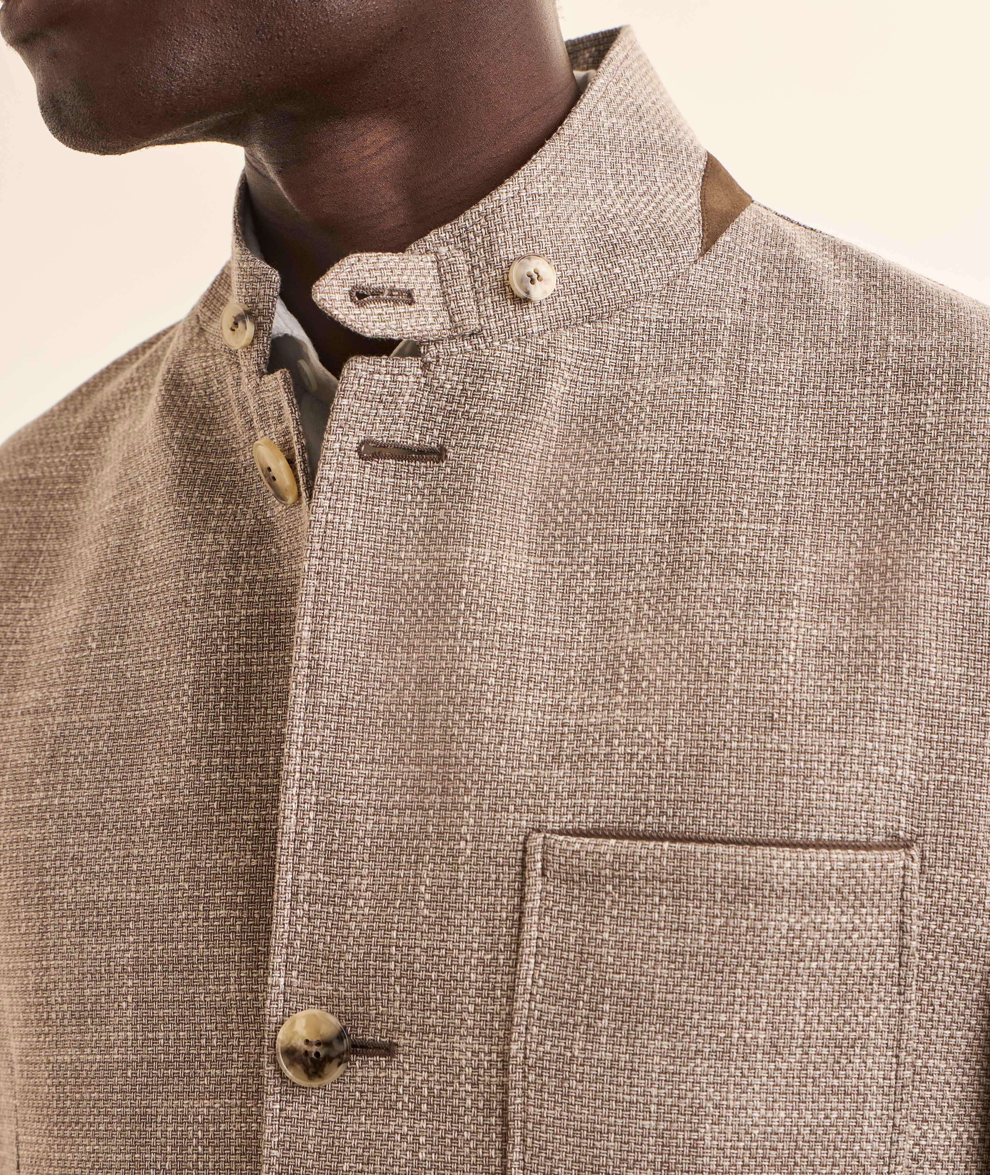Micro-Structured Cotton Bruma Jacket  image 3