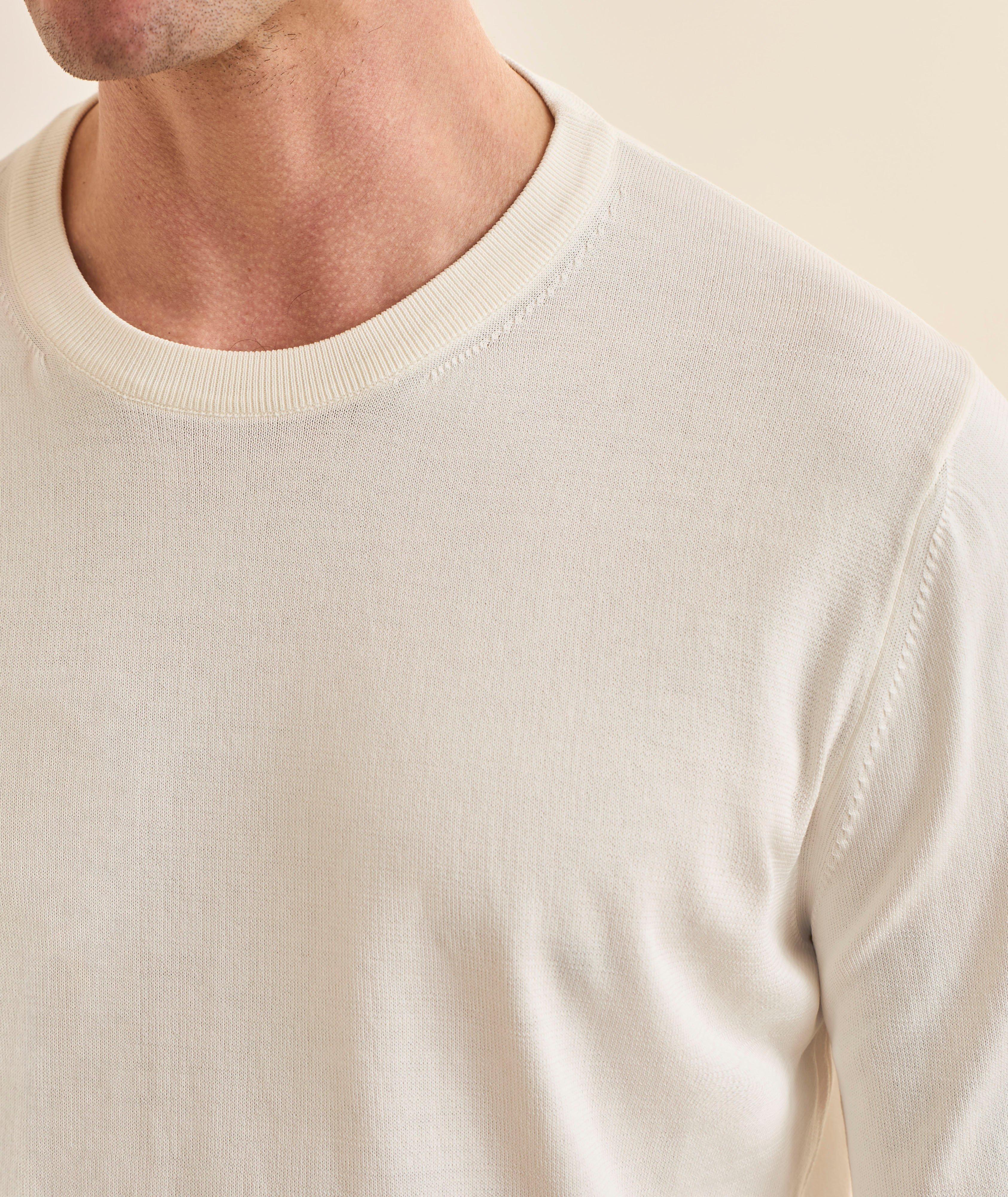 Pull encolure ronde coton image 3