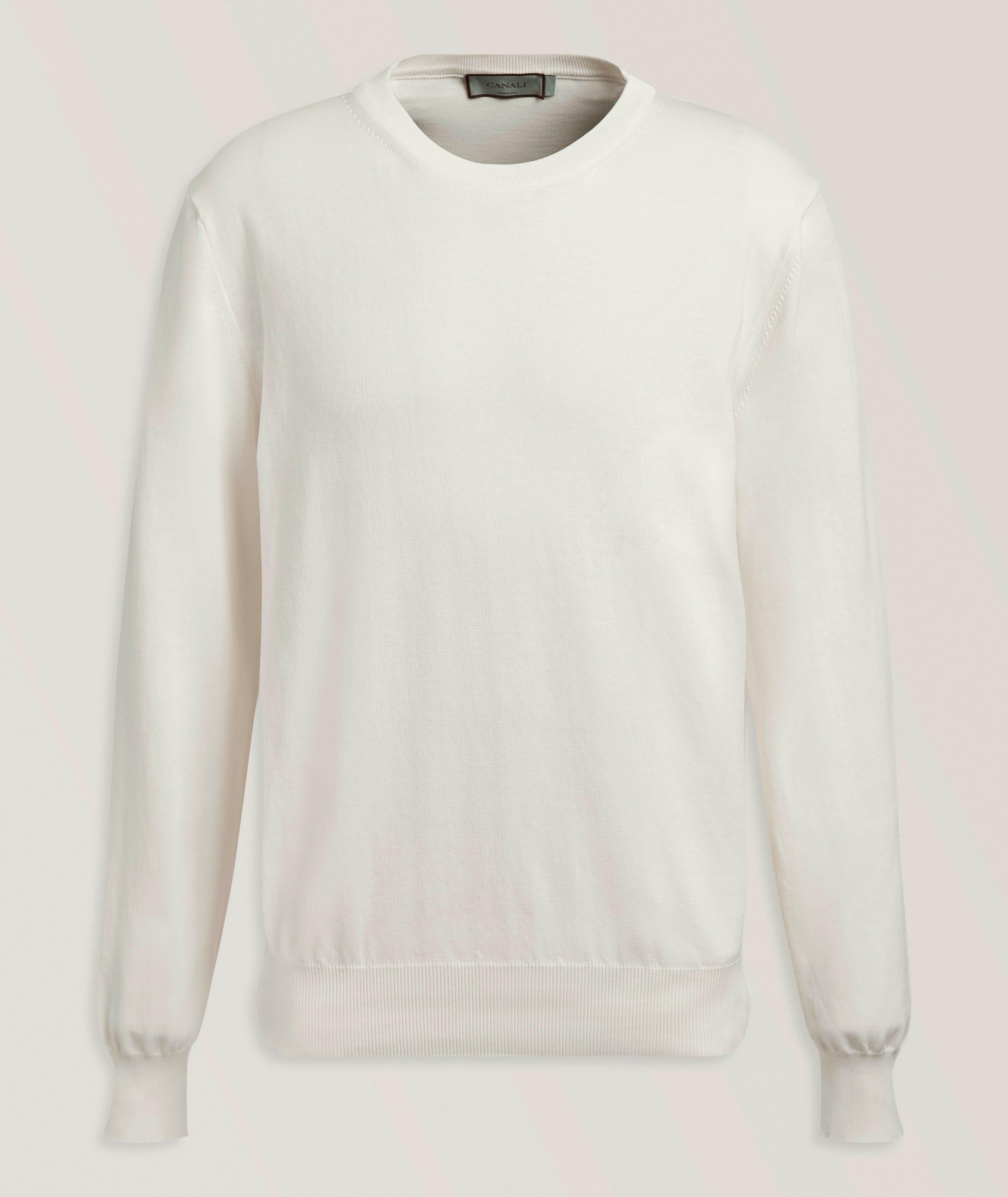 Pull encolure ronde coton image 0