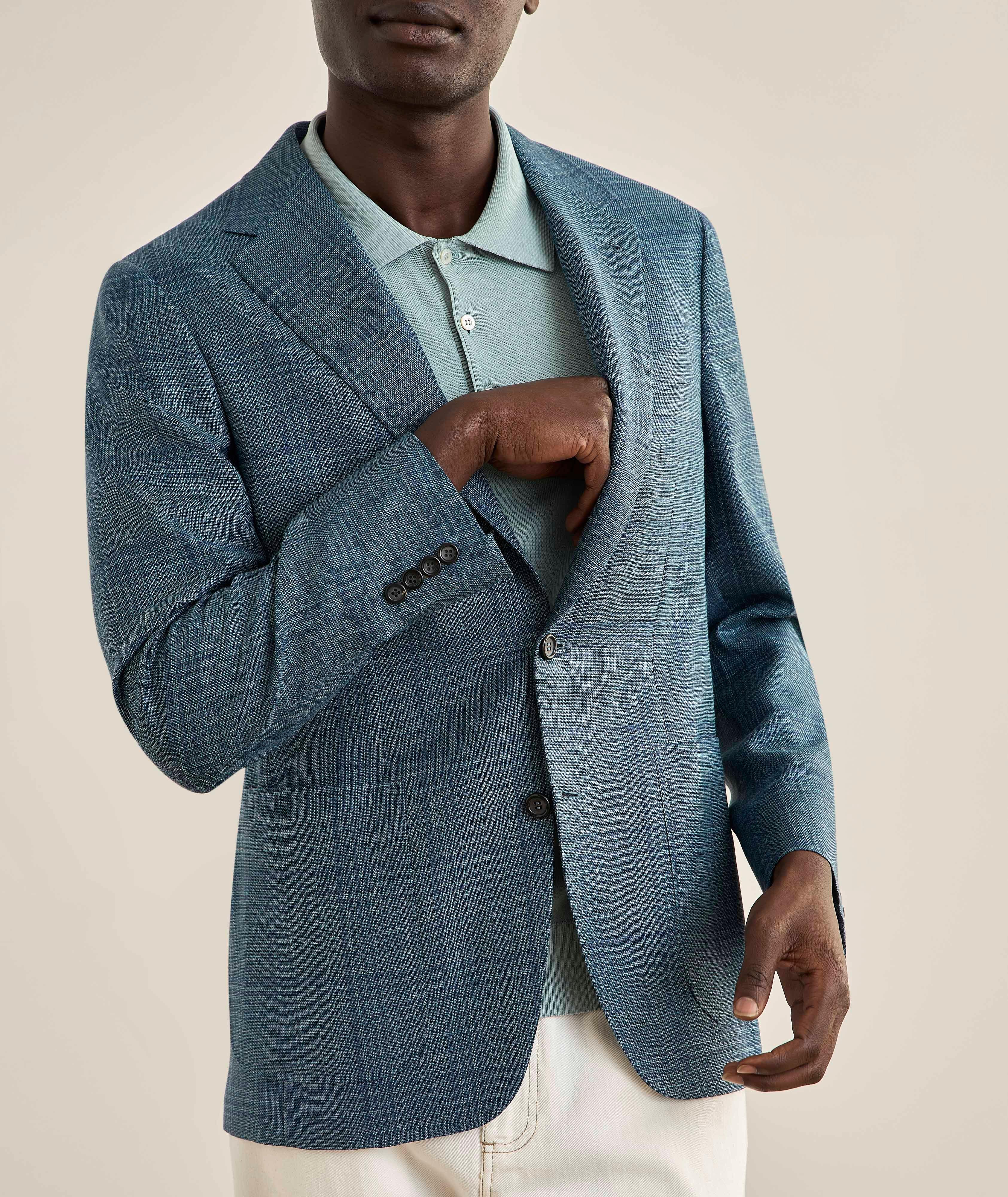 Veste sport Kei multicarreaux non doublée image 1