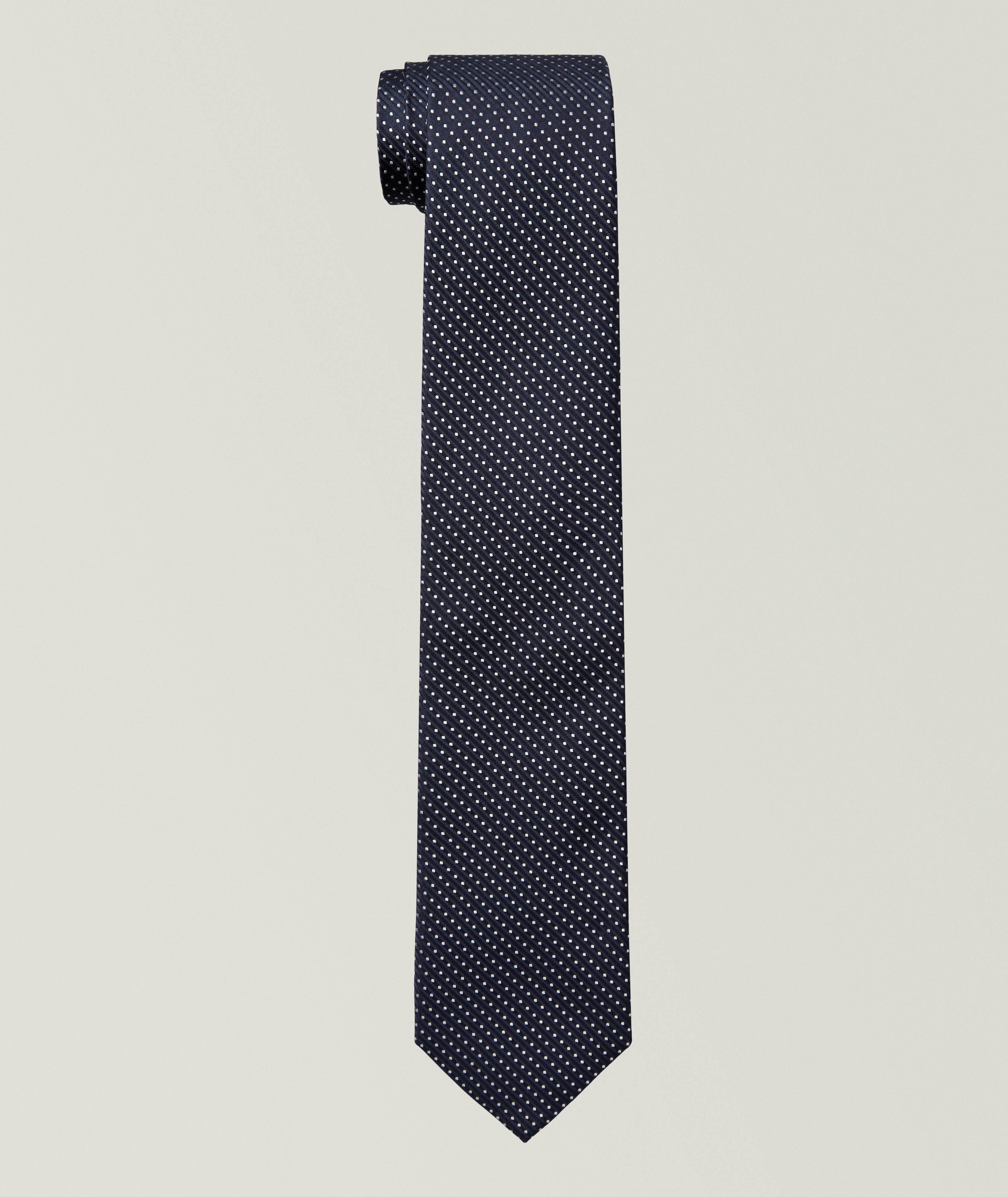 Canali Dot Silk Tie