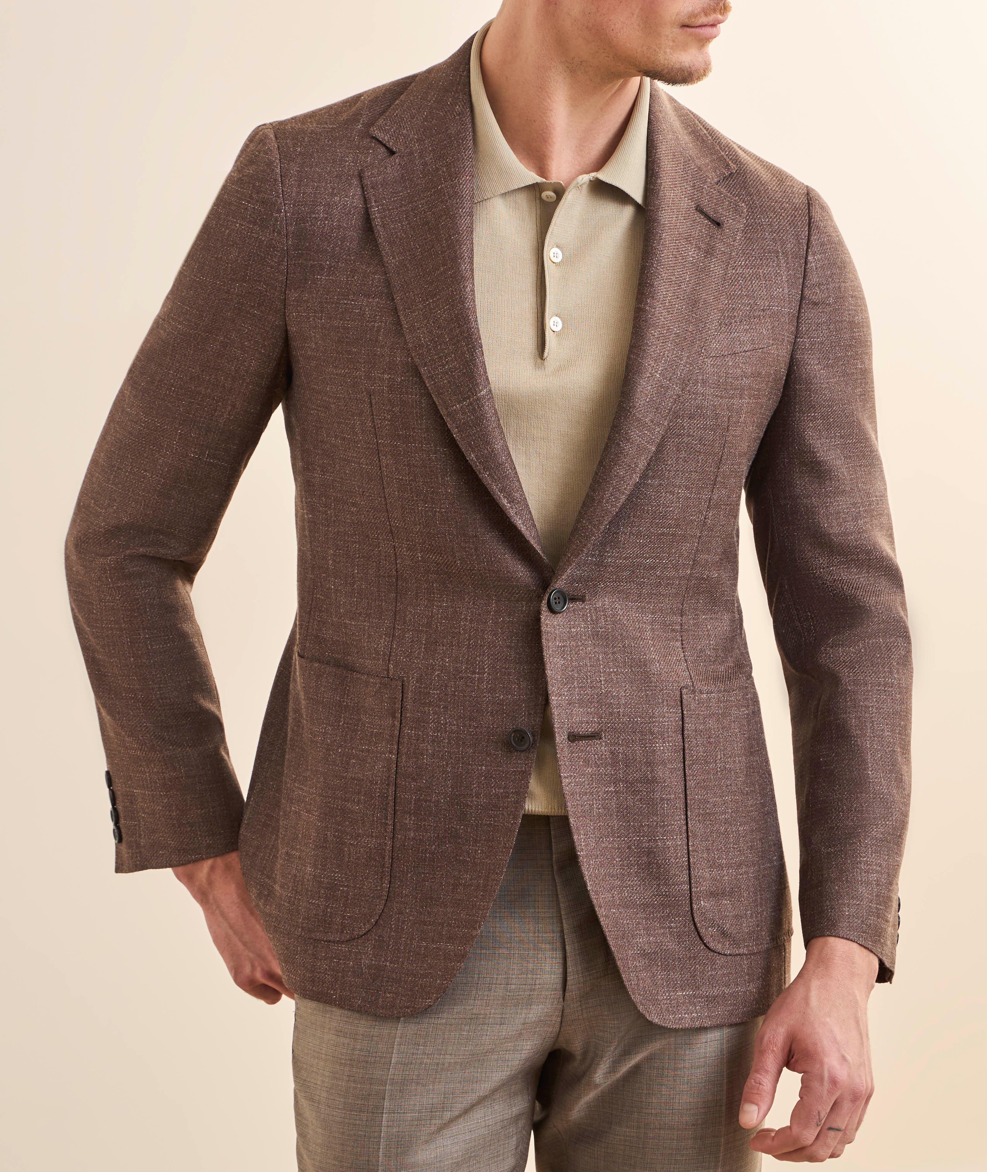 Kei Wool-Silk-Linen Sport Jacket image 1