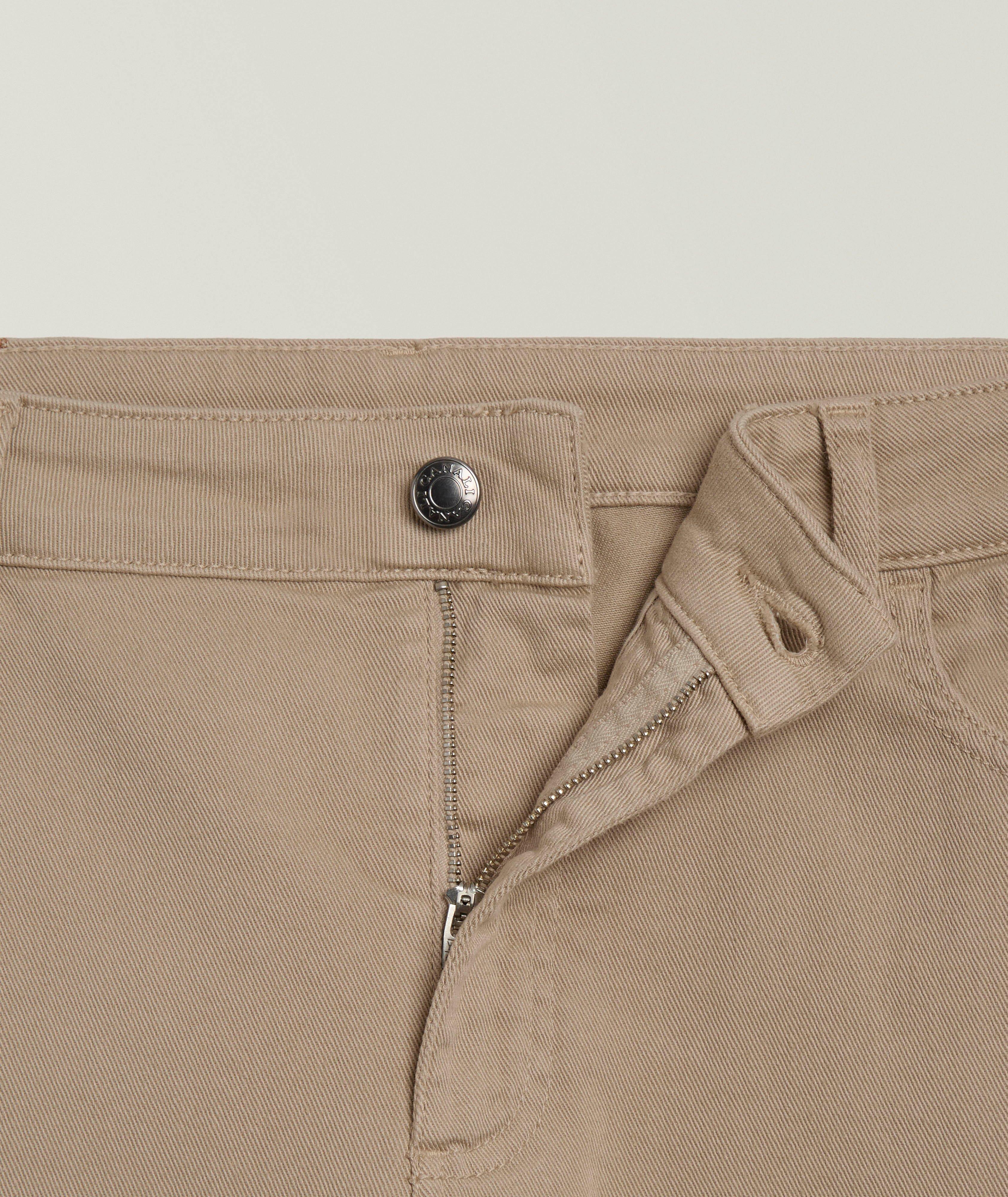 Garment-Dyed Five-Pocket Jeans image 4