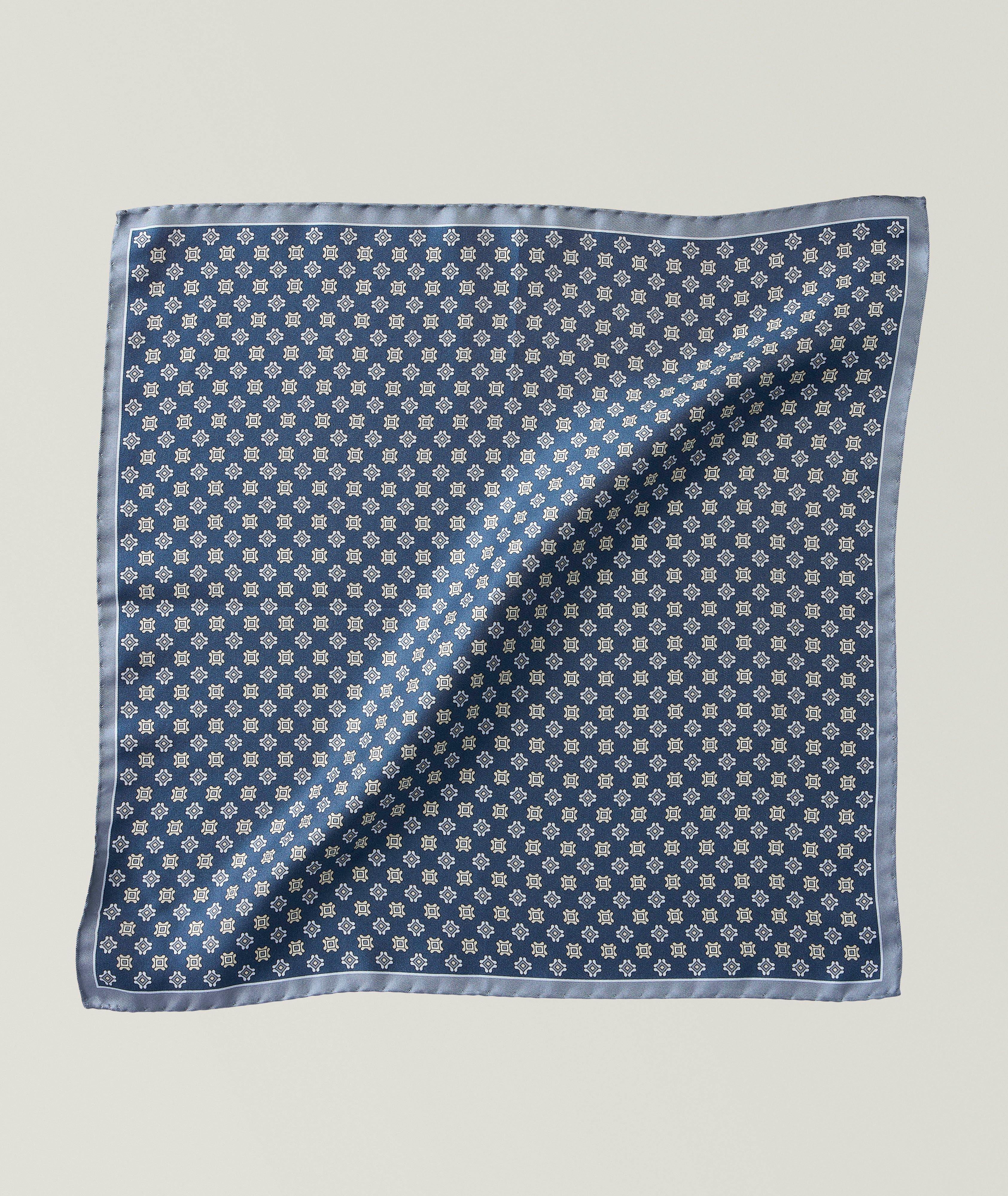 Canali Modern Silk Pocket Square