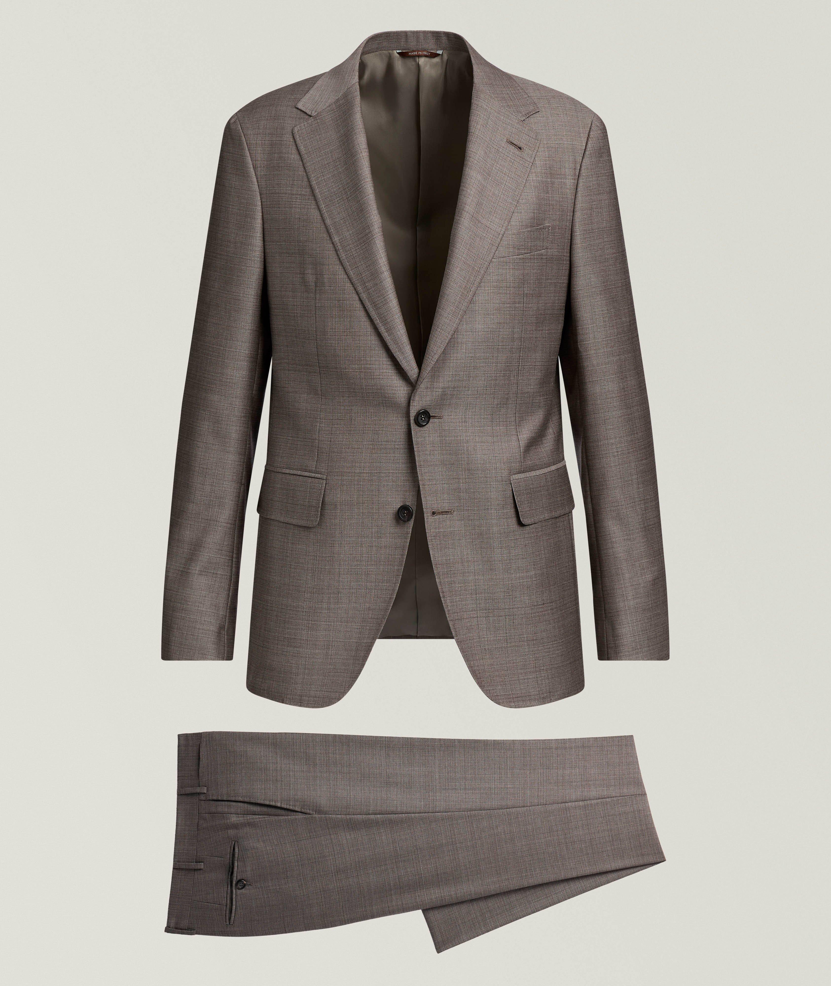Canali Kei Denim-Effect Wool Suit