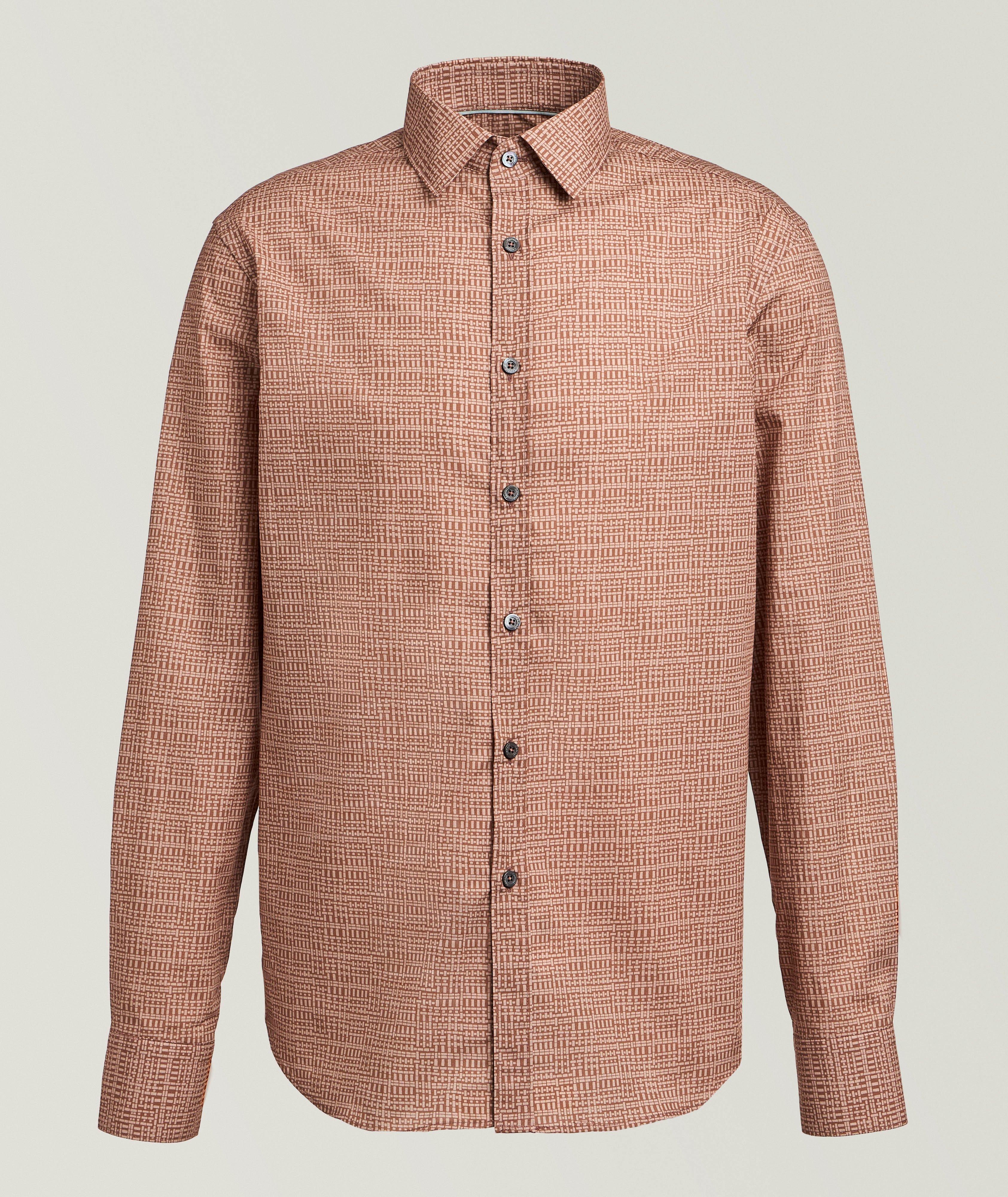 Tetris Printed Cotton-Lyocell Shirt image 0