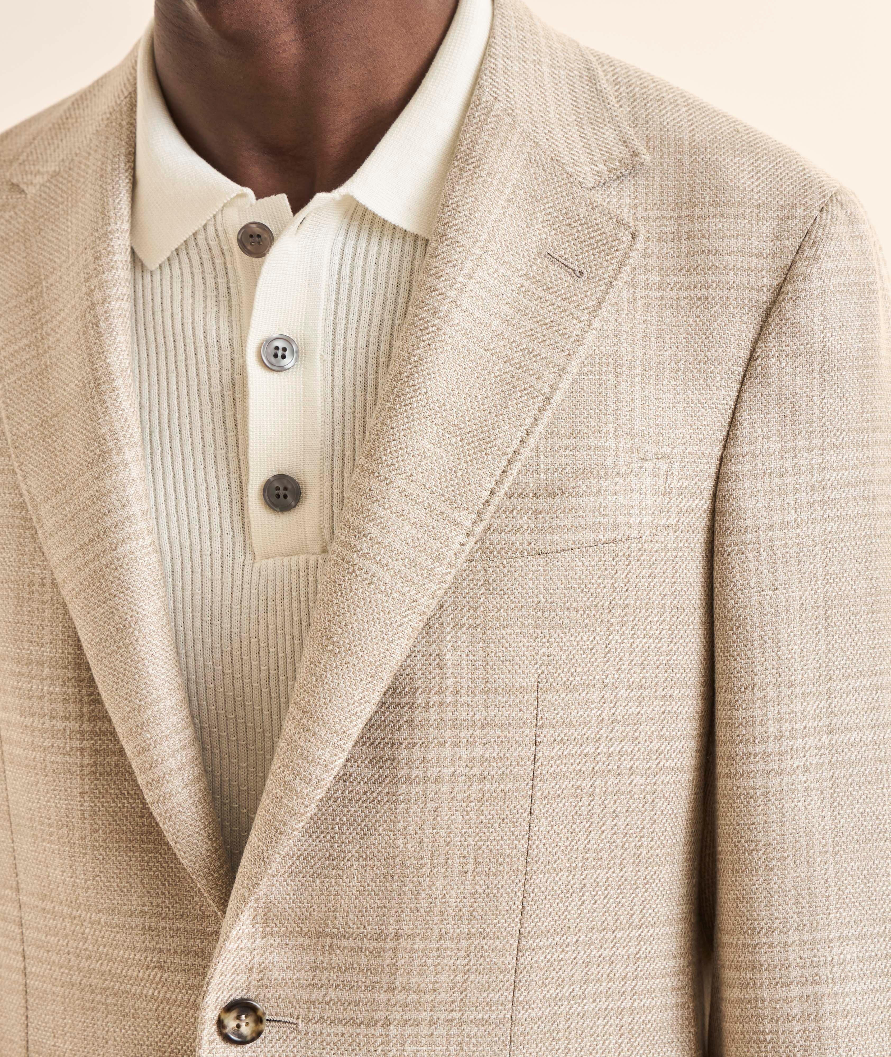 Veston sport natté à carreaux Kei  image 3