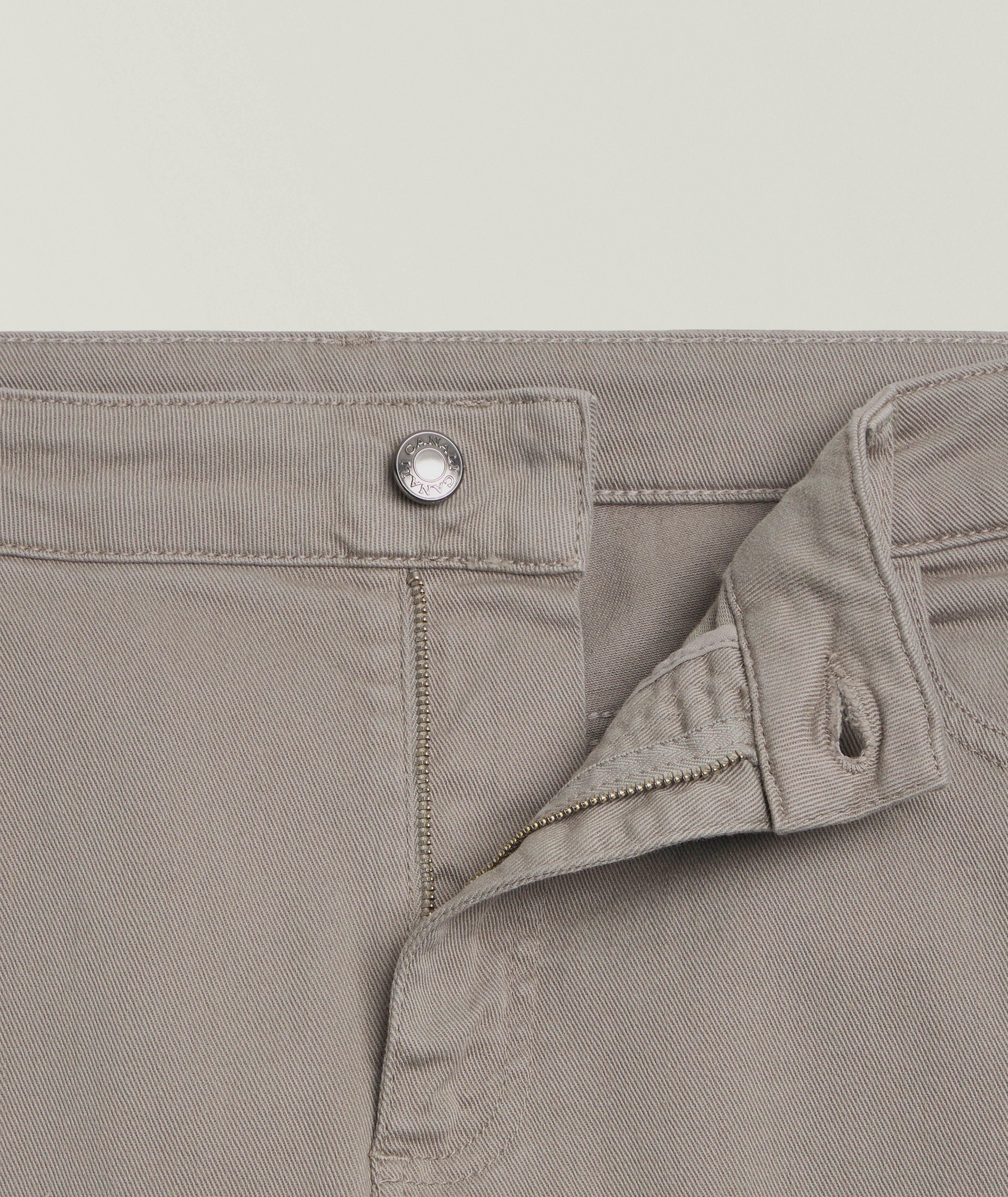 Garment-Dyed Five-Pocket Jeans image 4