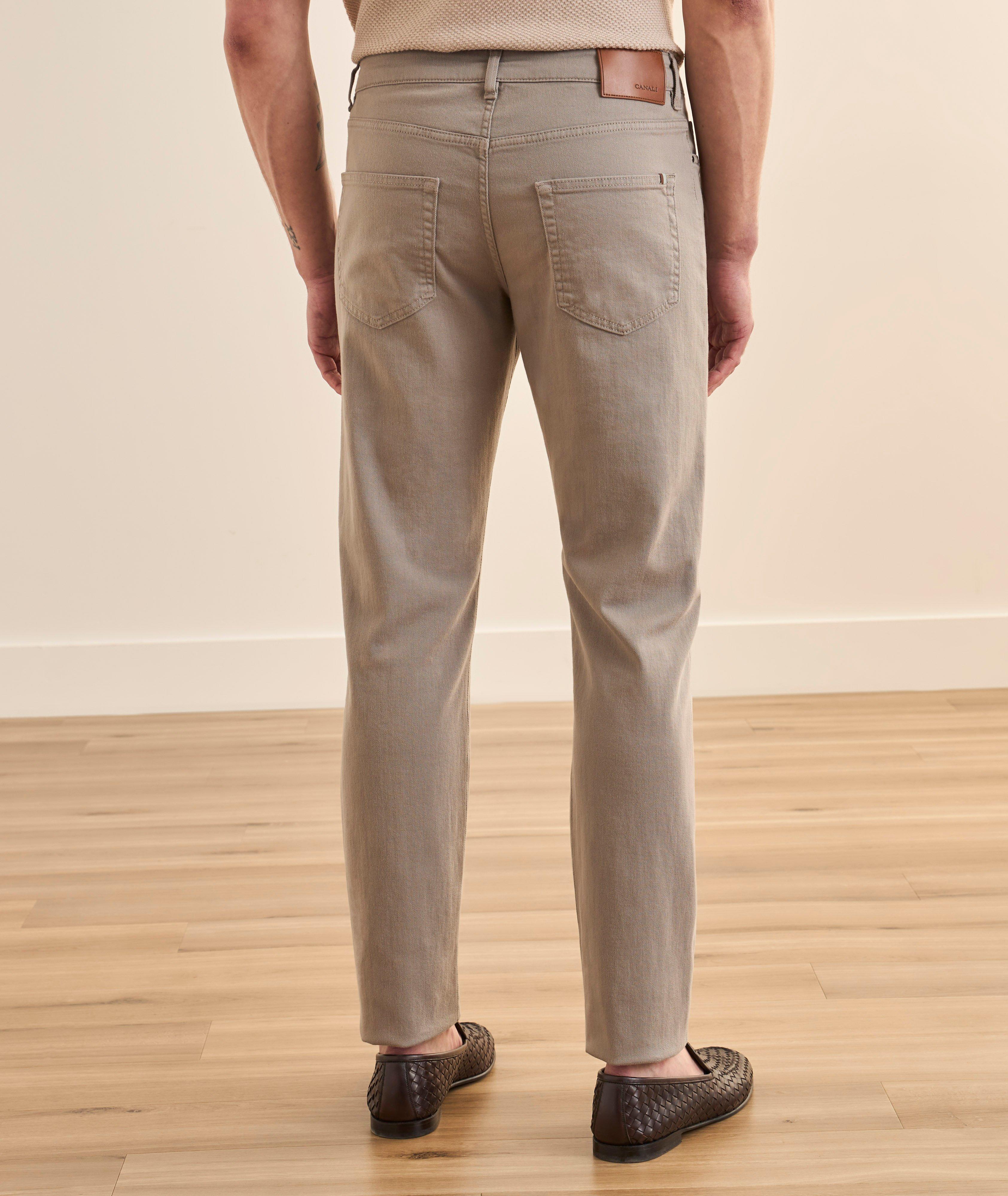 Garment-Dyed Five-Pocket Jeans image 2