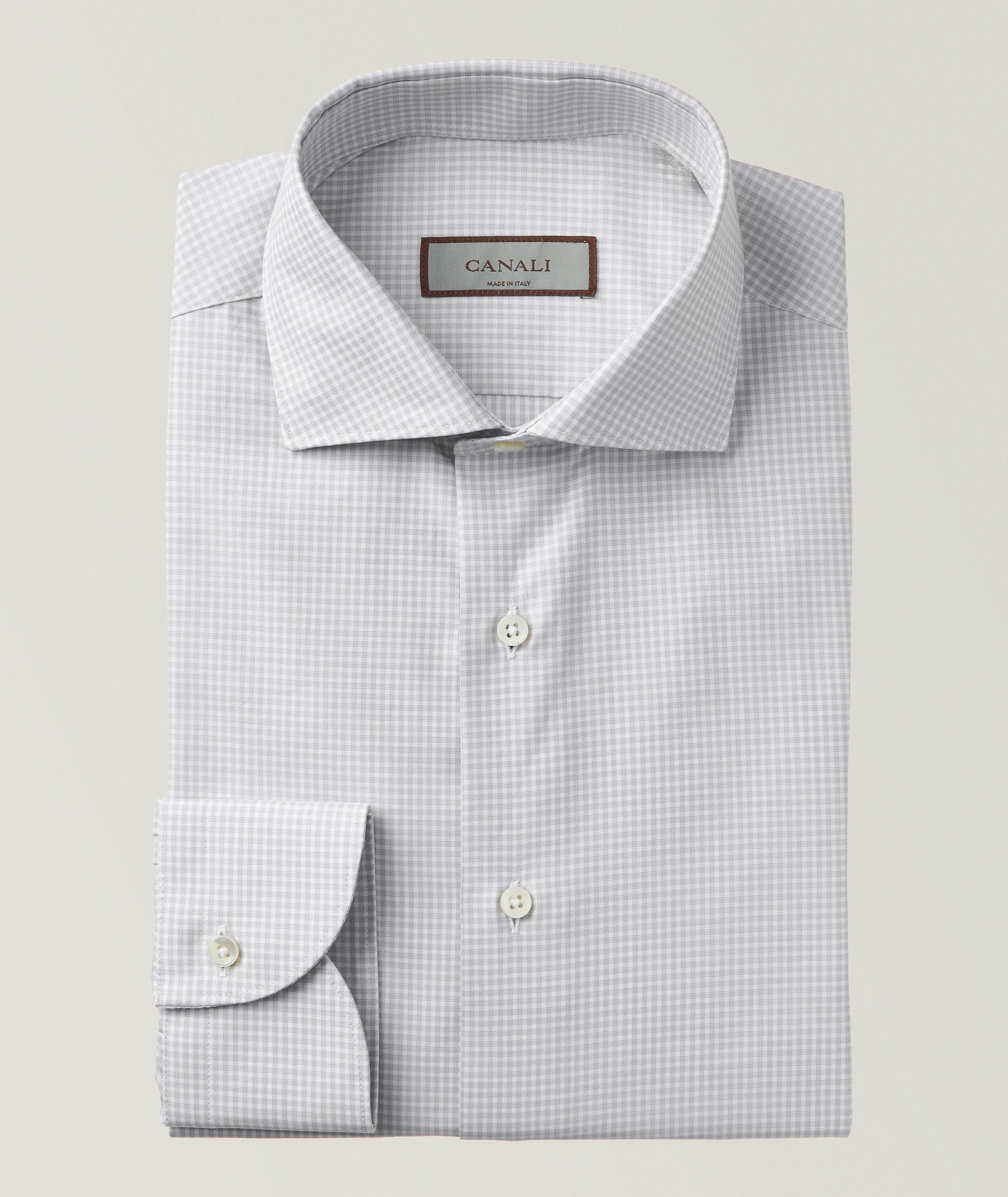 Canali Slim-Fit Neat Impeccabile Dress Shirt
