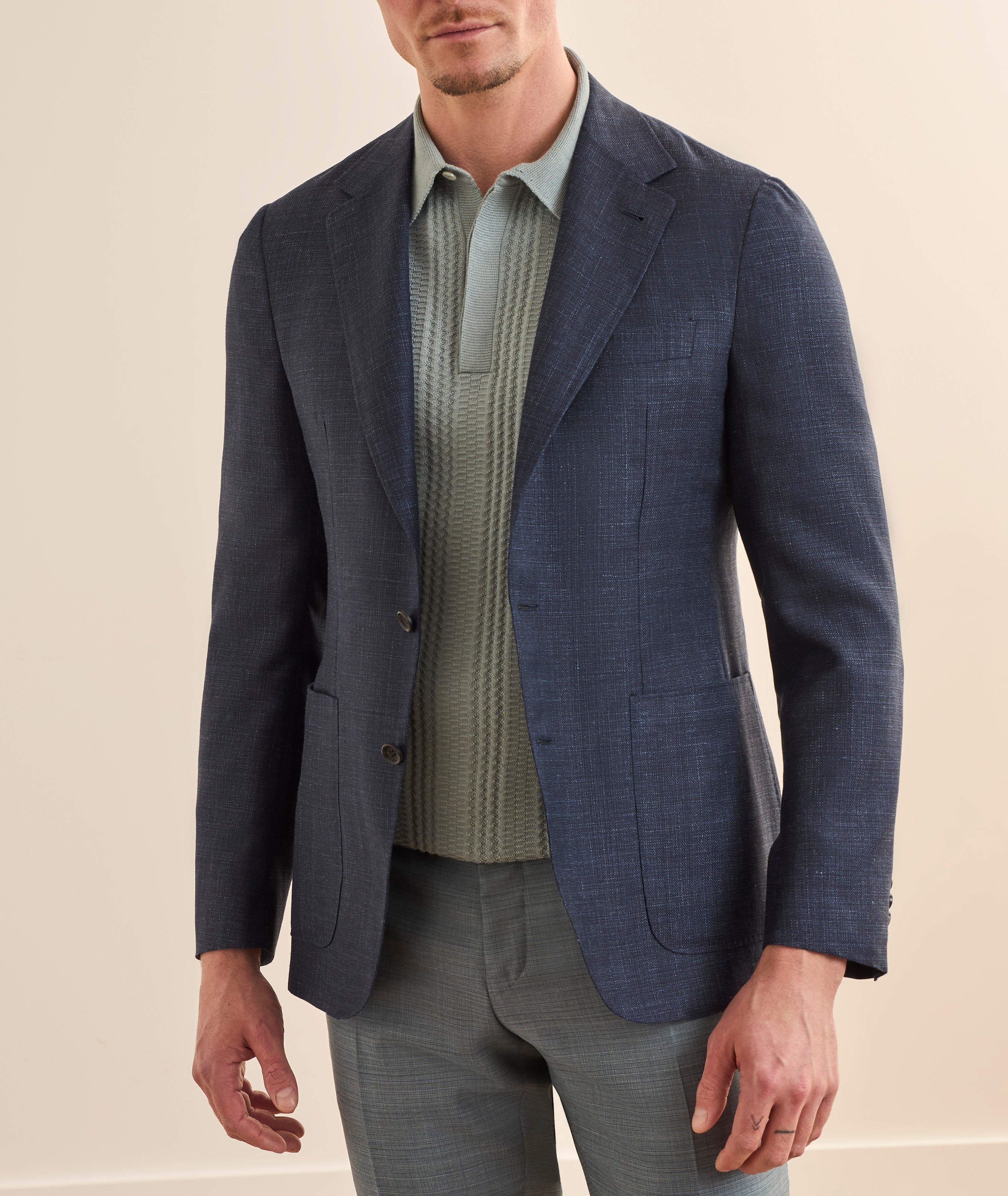 Kei Wool-Silk-Linen Sport Jacket image 1