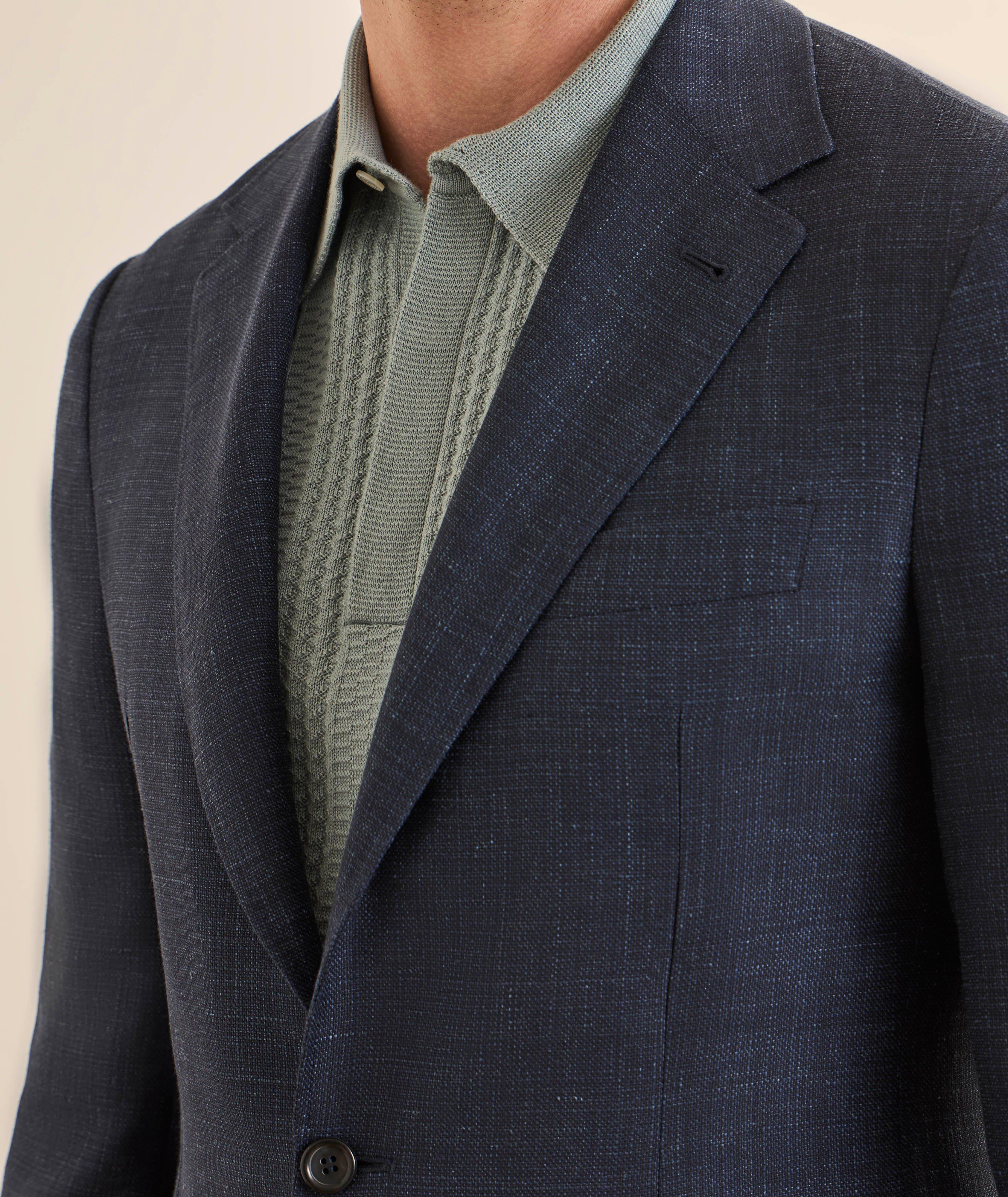 Kei Wool-Silk-Linen Sport Jacket image 3
