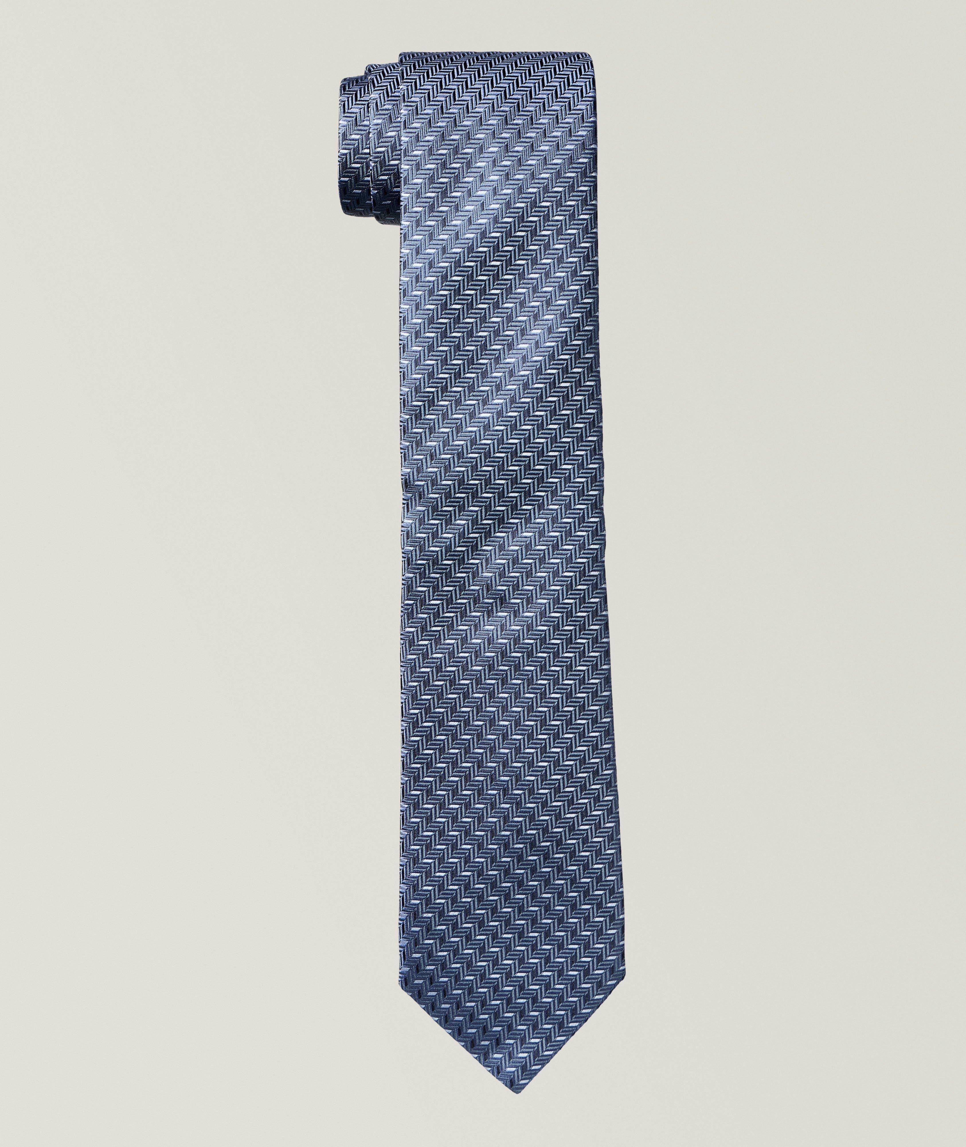 Herringbone Silk Tie image 0