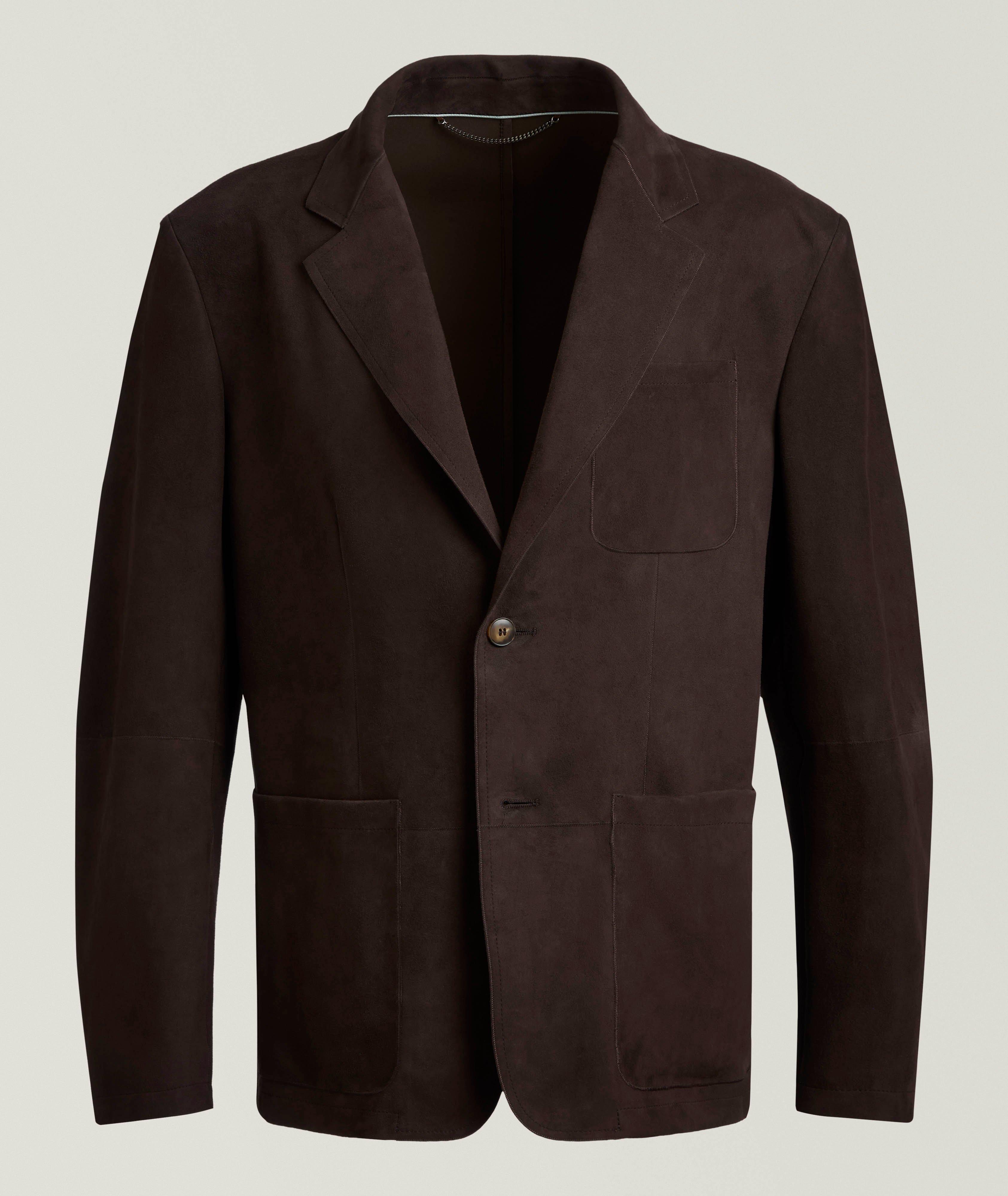 Canali Nuvola Suede Sport Jacket 
