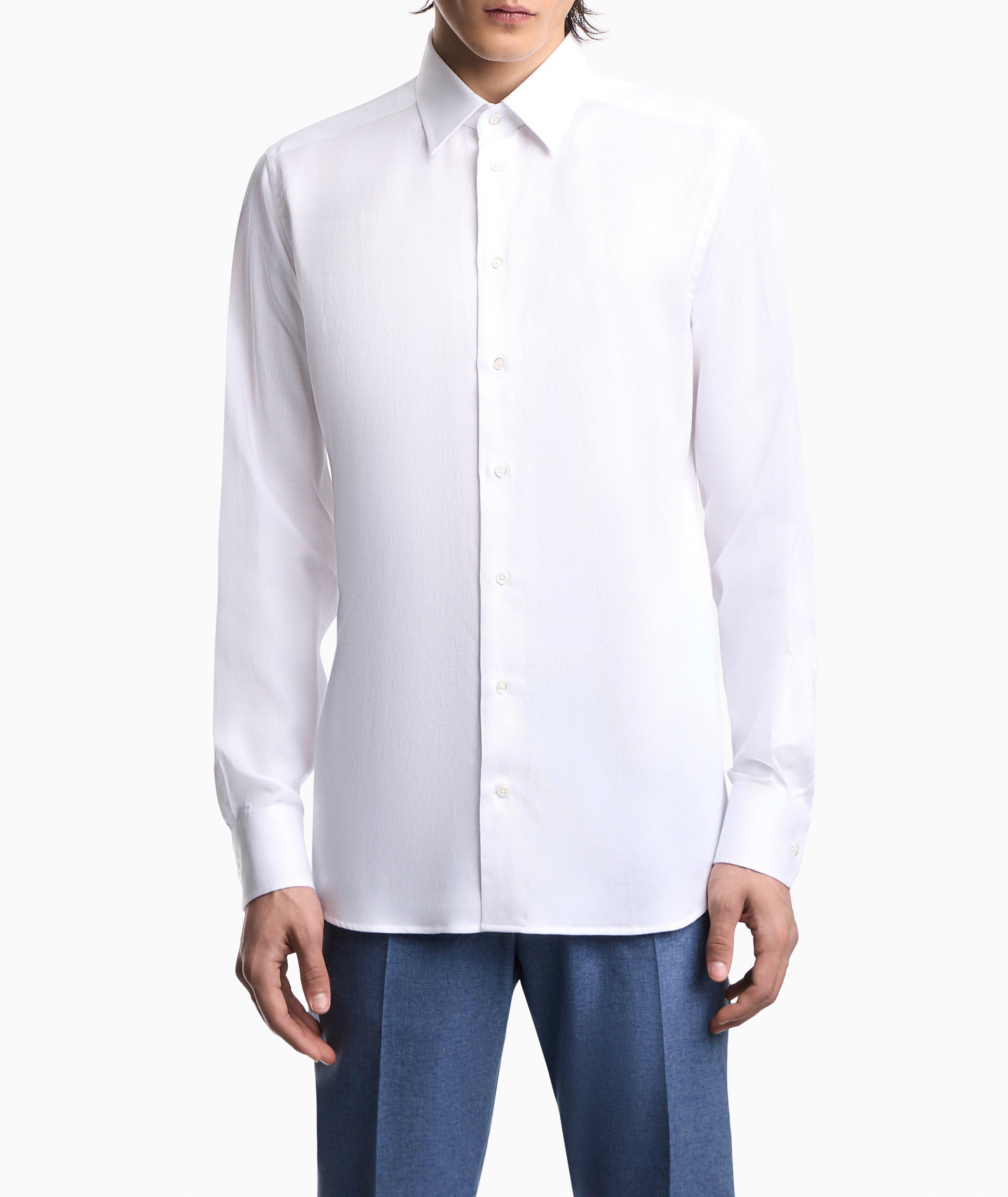 Chemise lyocell-coton texturé ASV image 1