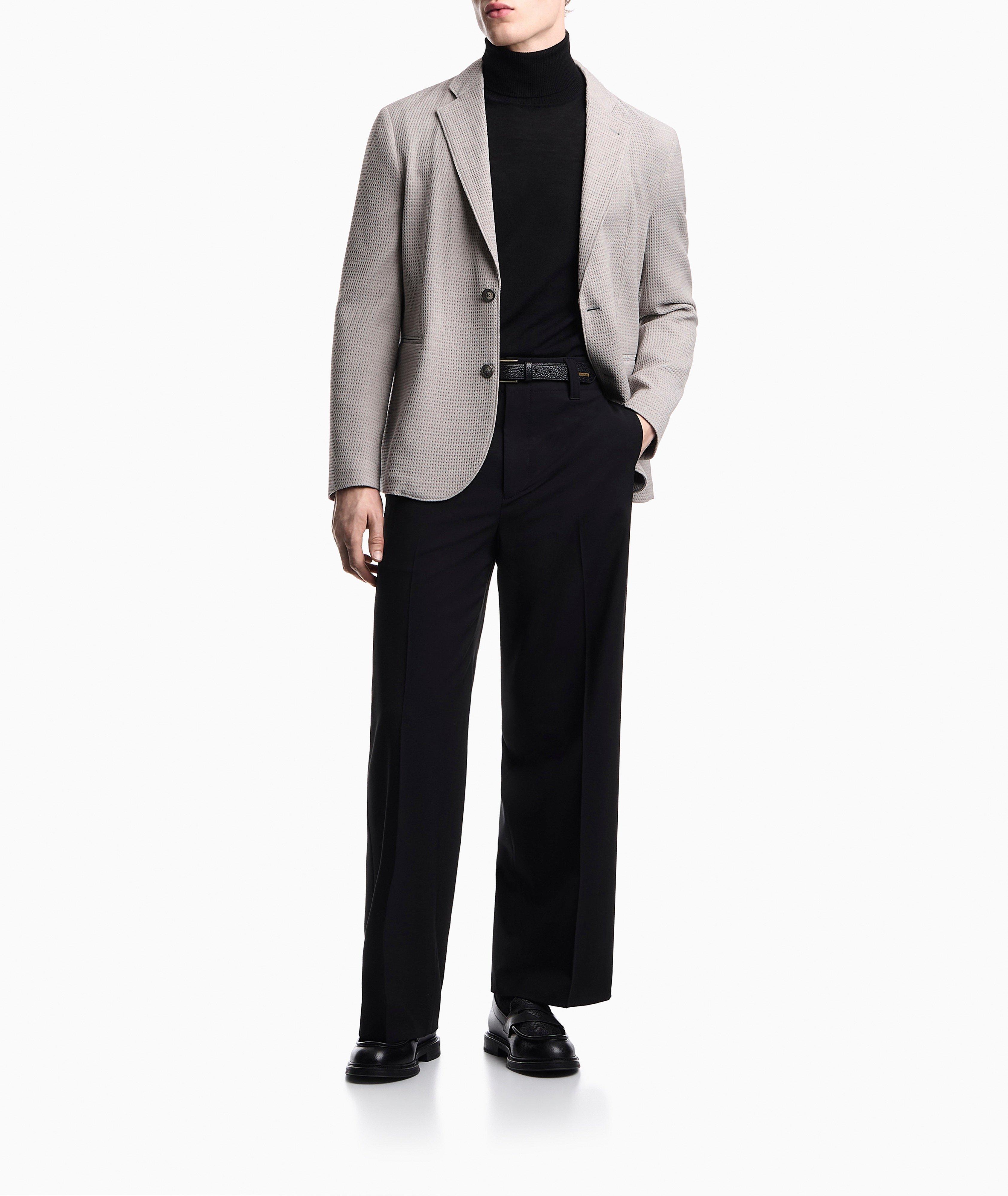 Emporio Armani 3D Waffle-Effect Jersey Sport Jacket | Sport