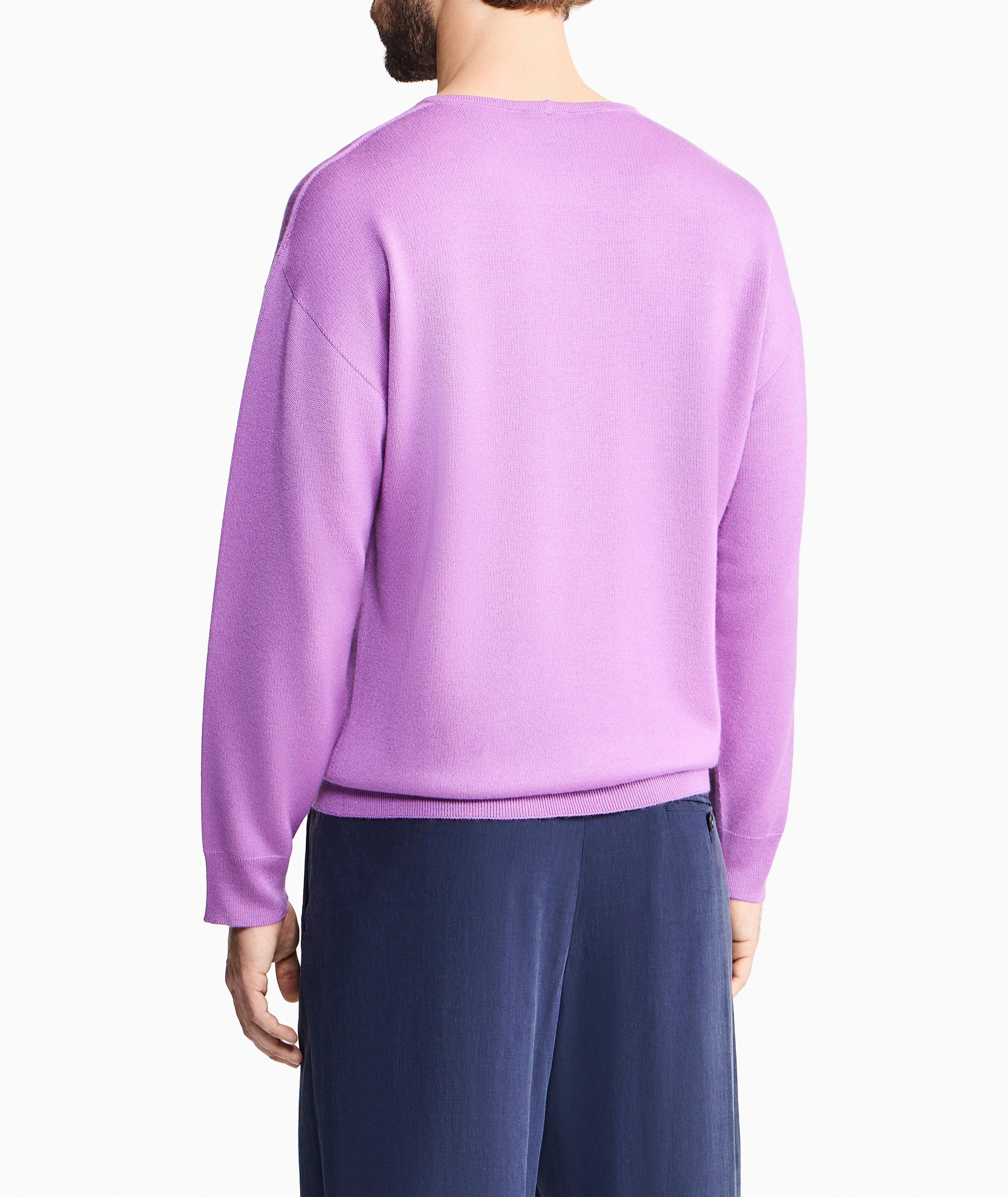 Cashmere-Silk Crewneck Sweater image 2