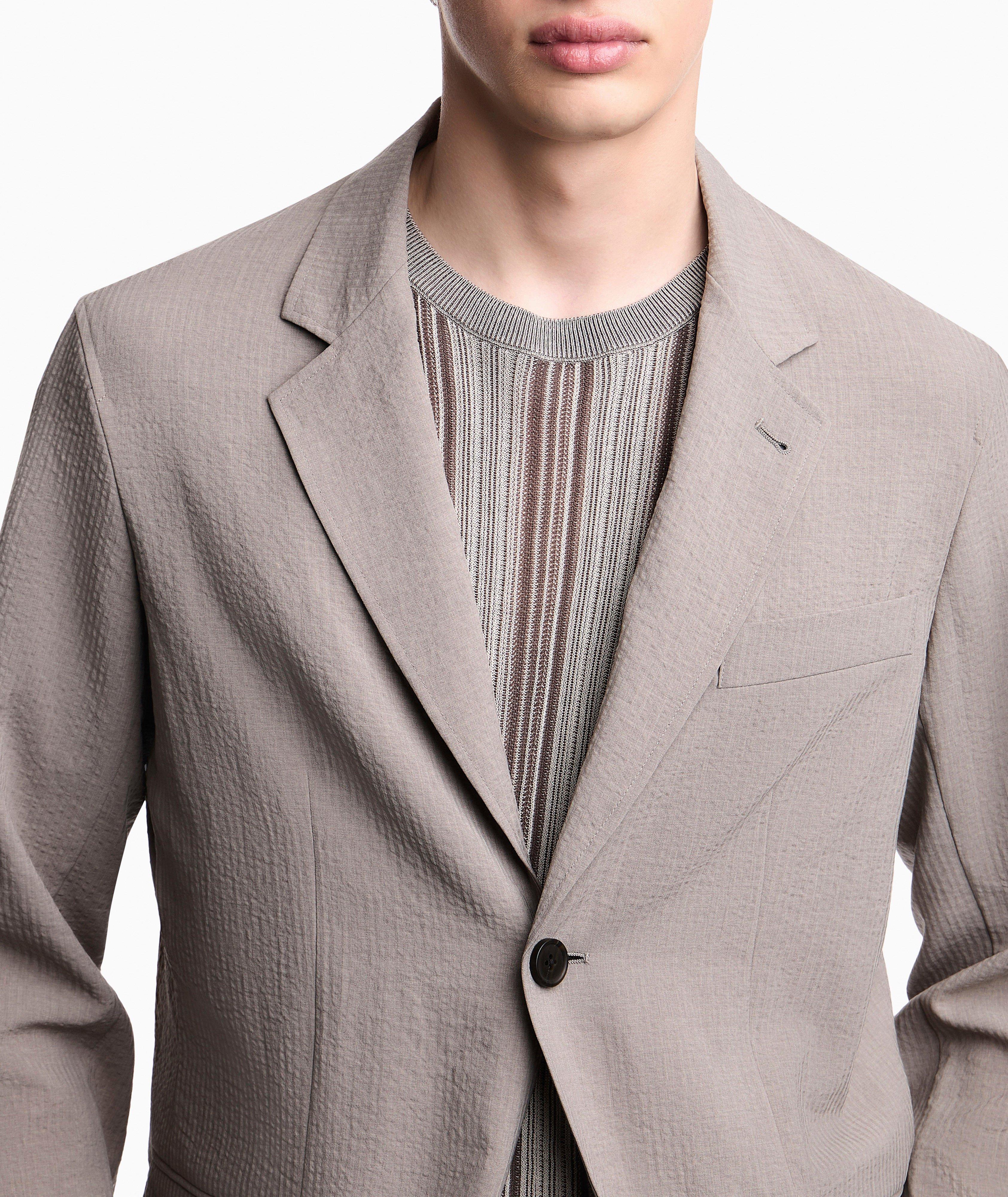 Emporio Armani Technical Seersucker Sport Jacket | Sport Jackets