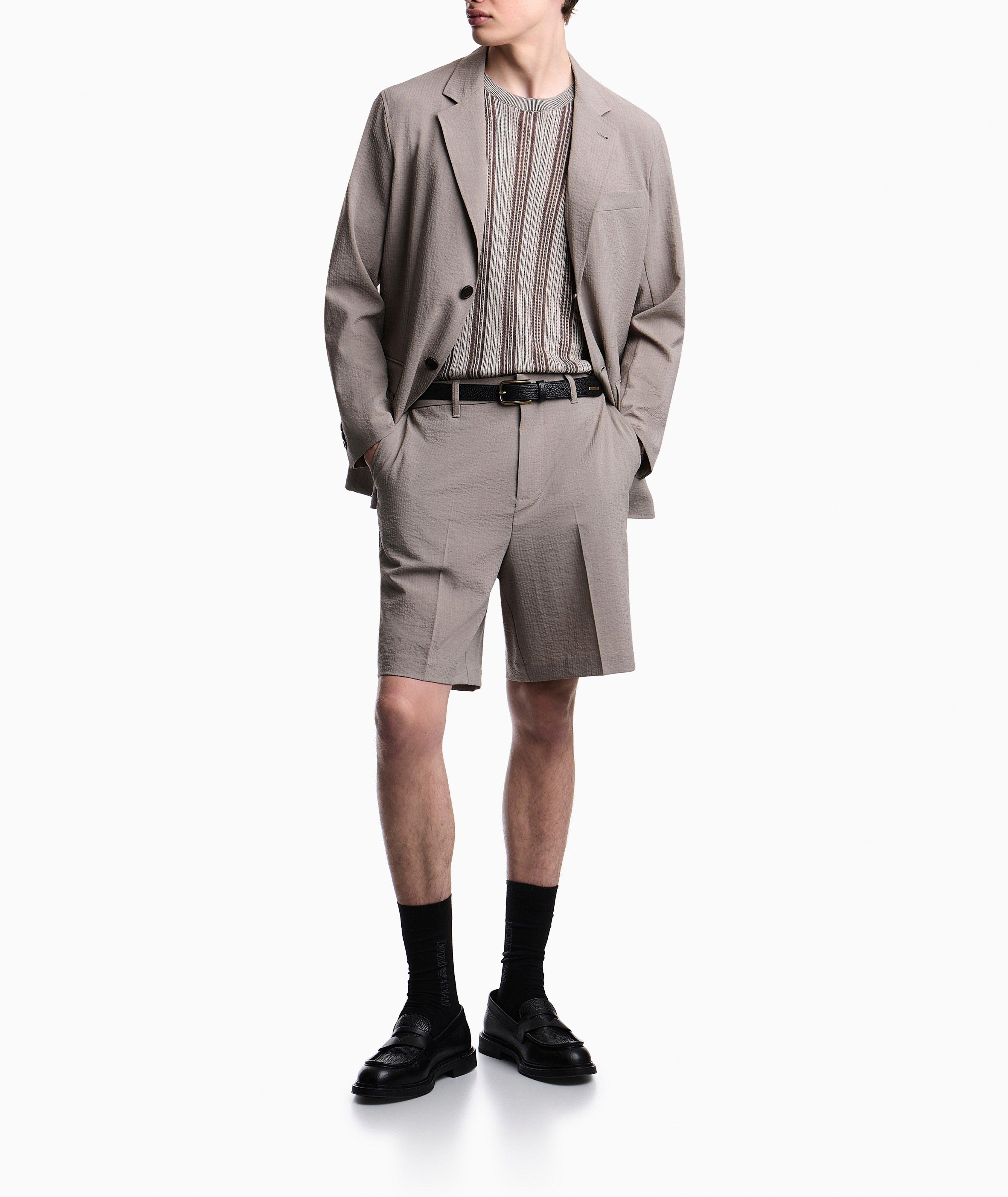 Emporio Armani Technical Seersucker Sport Jacket | Sport Jackets
