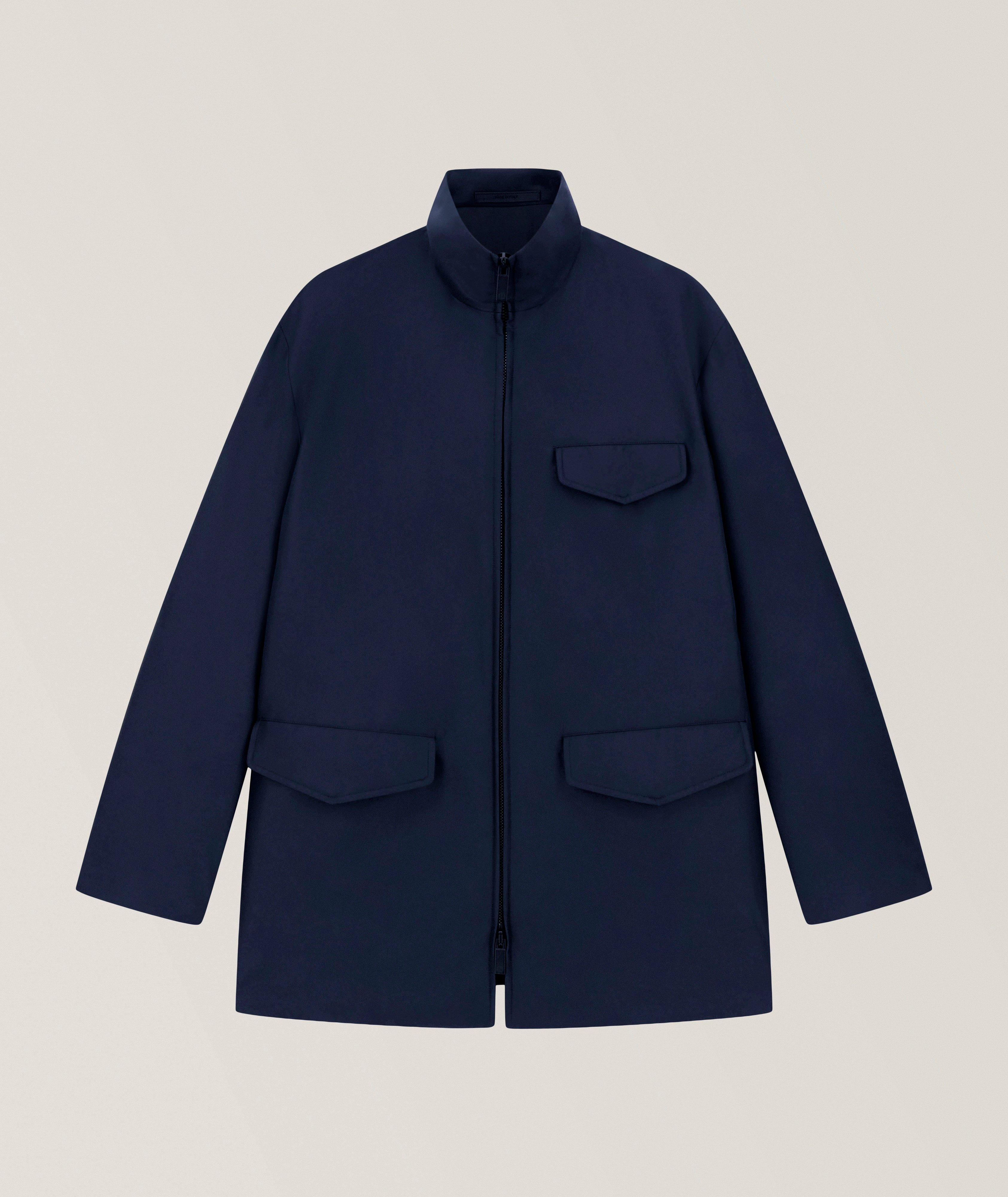 Manteau caban col droit image 0