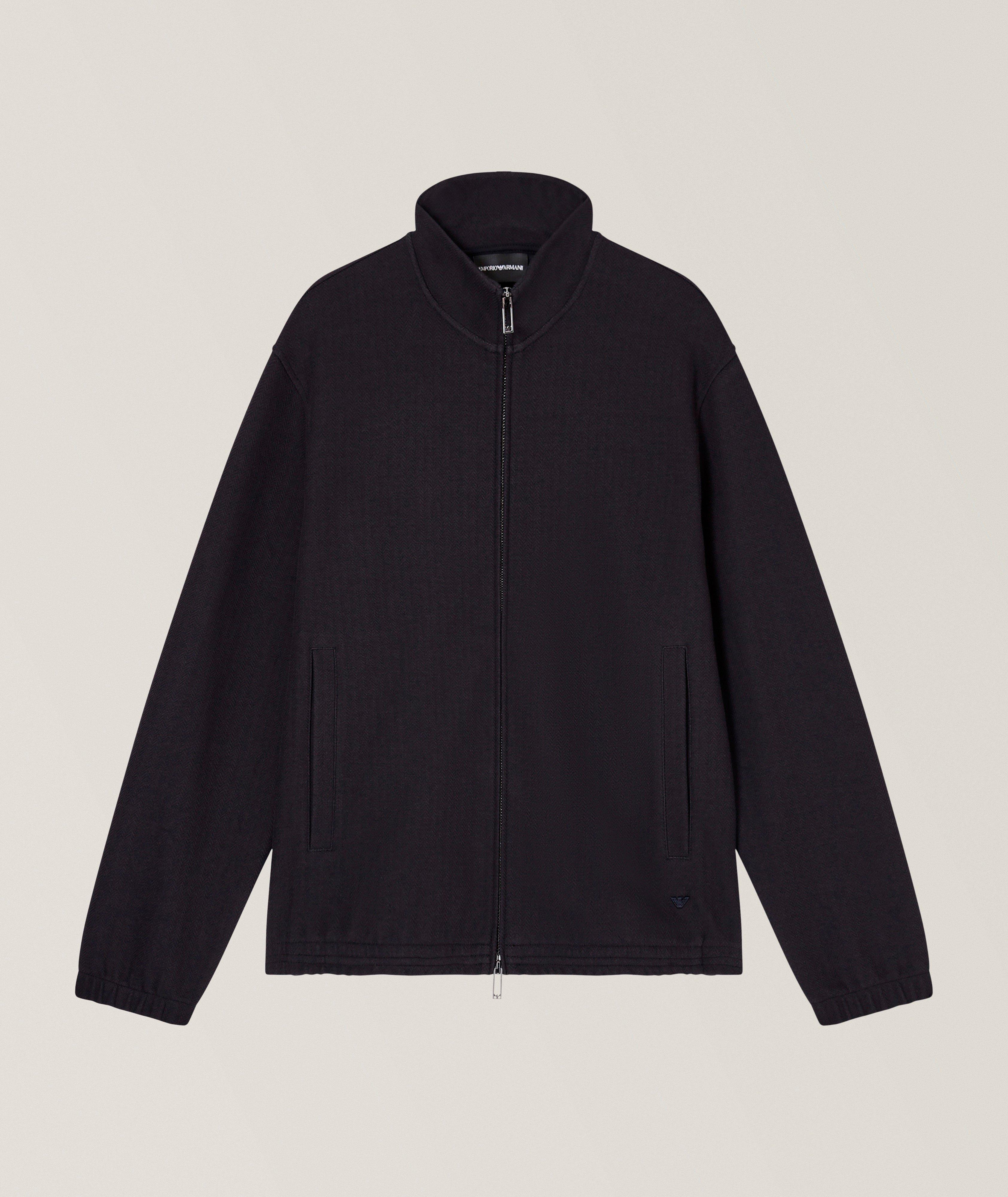 Emporio Armani Travel Essentials Full-Zip Sweatshirt | Sweaters