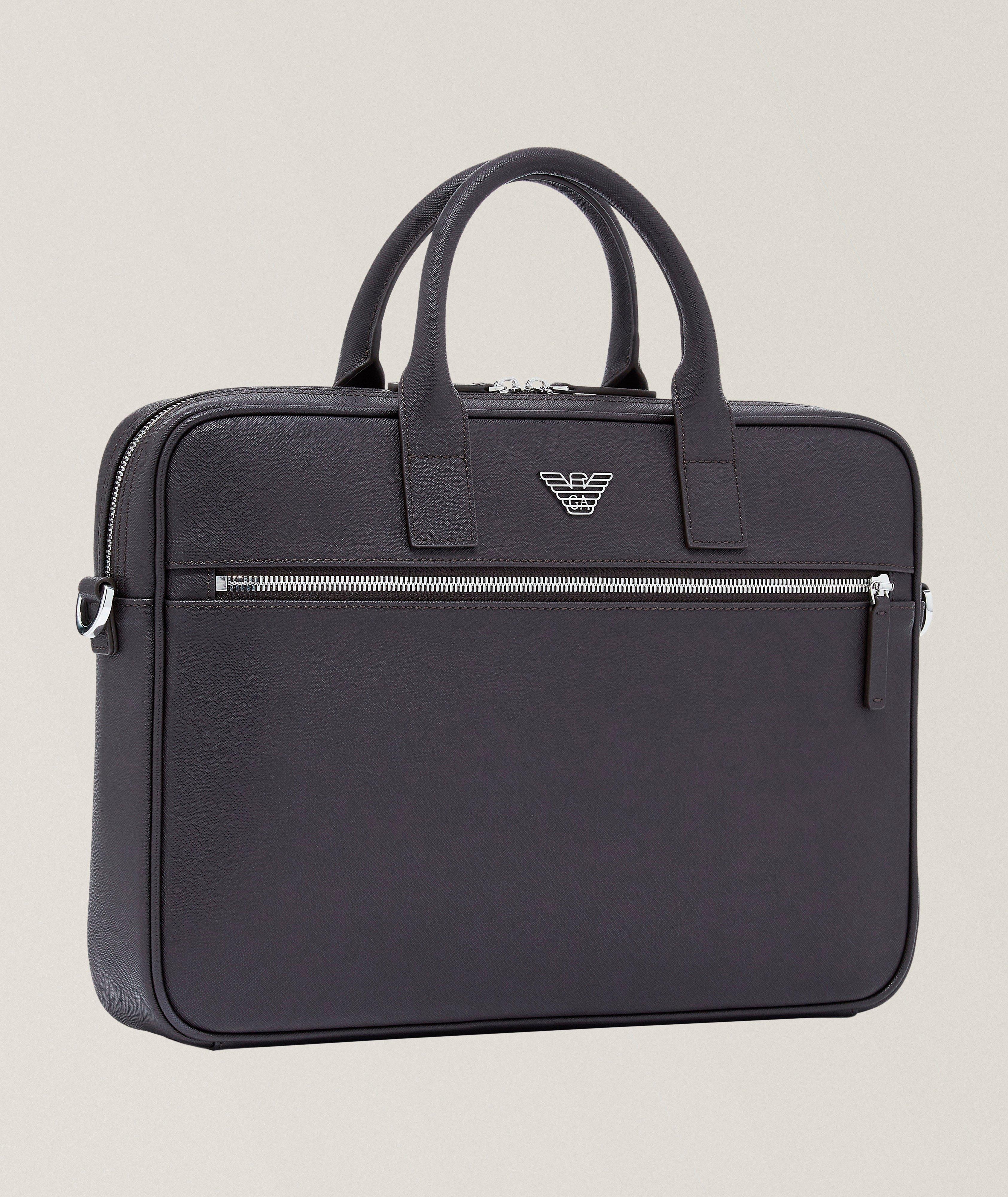 ASV Saffiano Leather Briefcase image 4