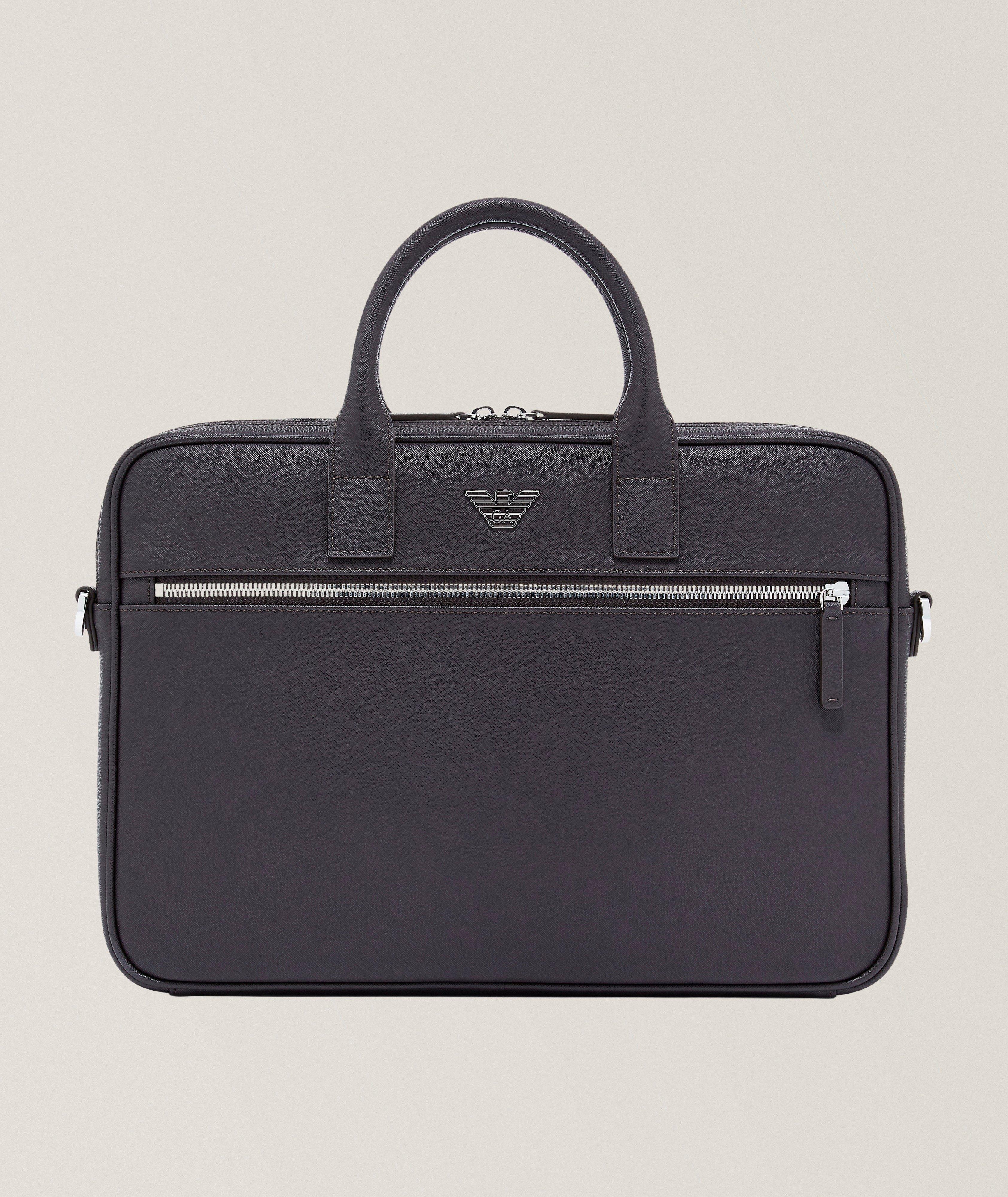 ASV Saffiano Leather Briefcase image 0