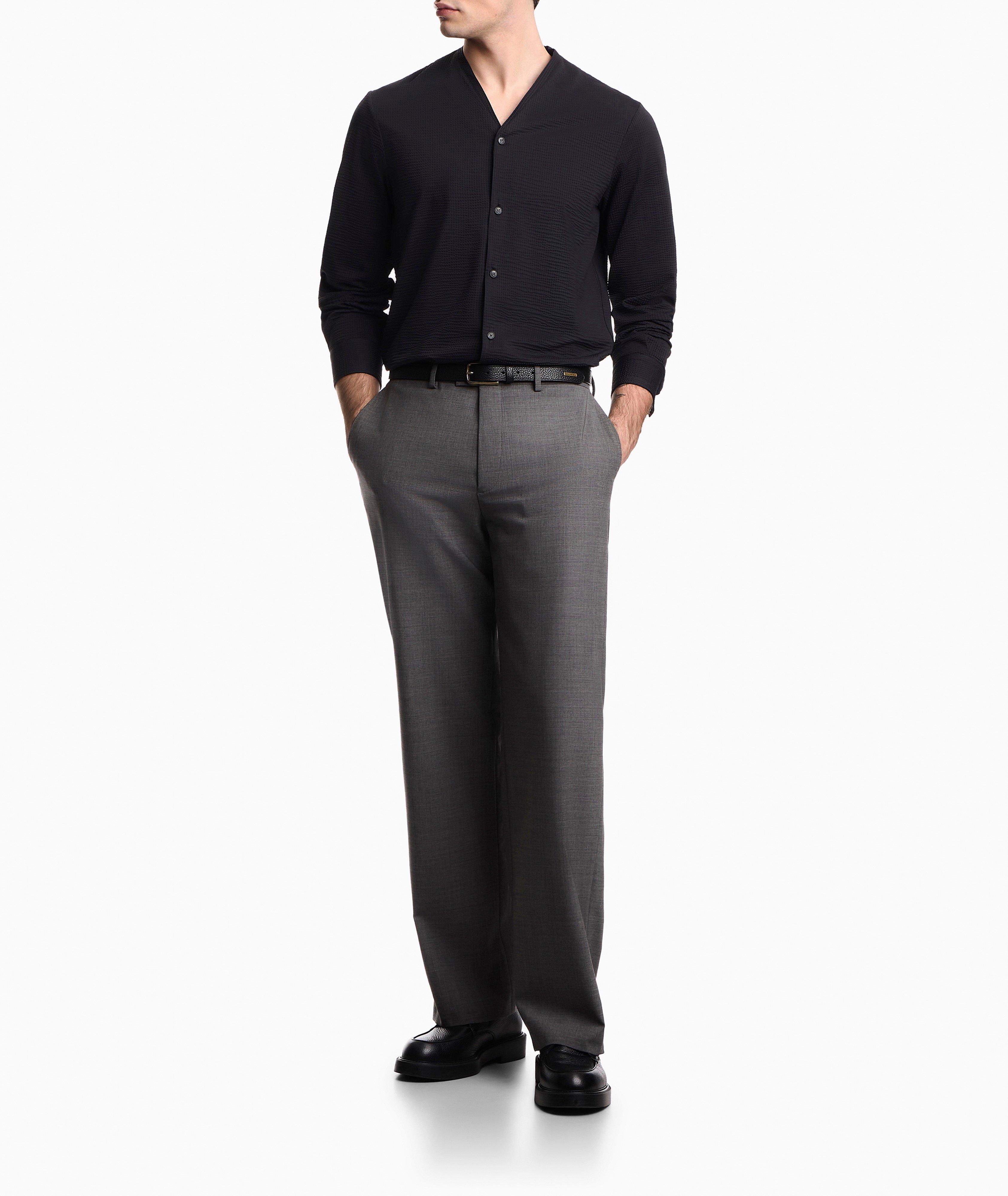Pantalon devant-plat laine-extensible image 4