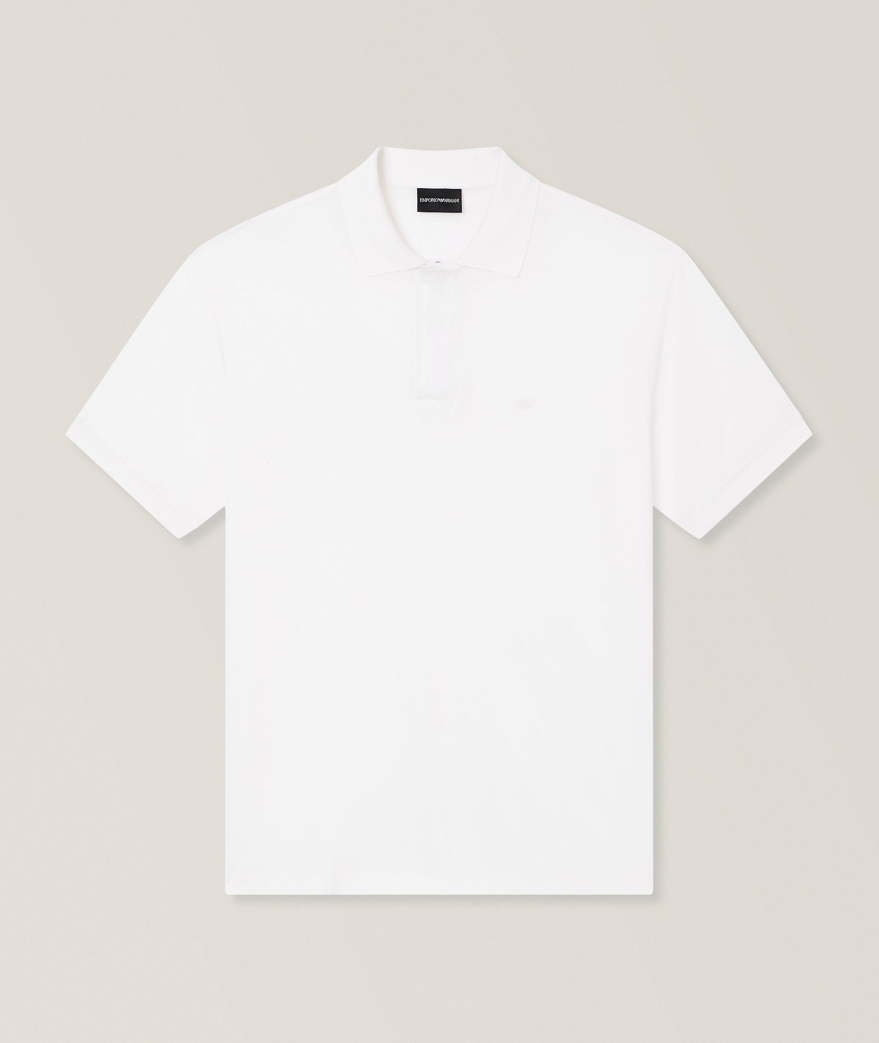 Emporio Armani Travel Essentials Quarter-Zip Polo