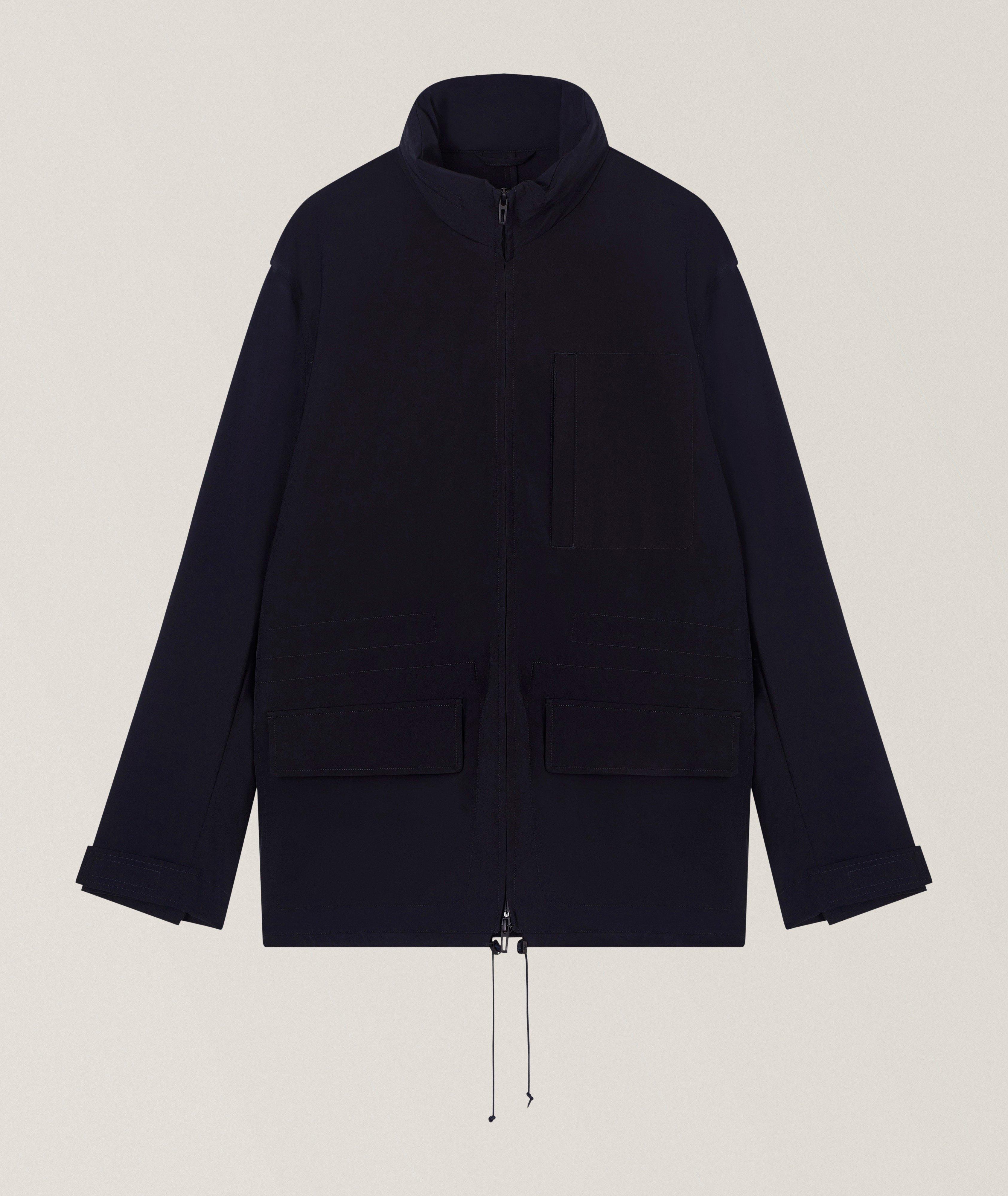 Emporio Armani Icon Zip-Up Wool-Cashmere Blouson | Coats | Harry Rosen