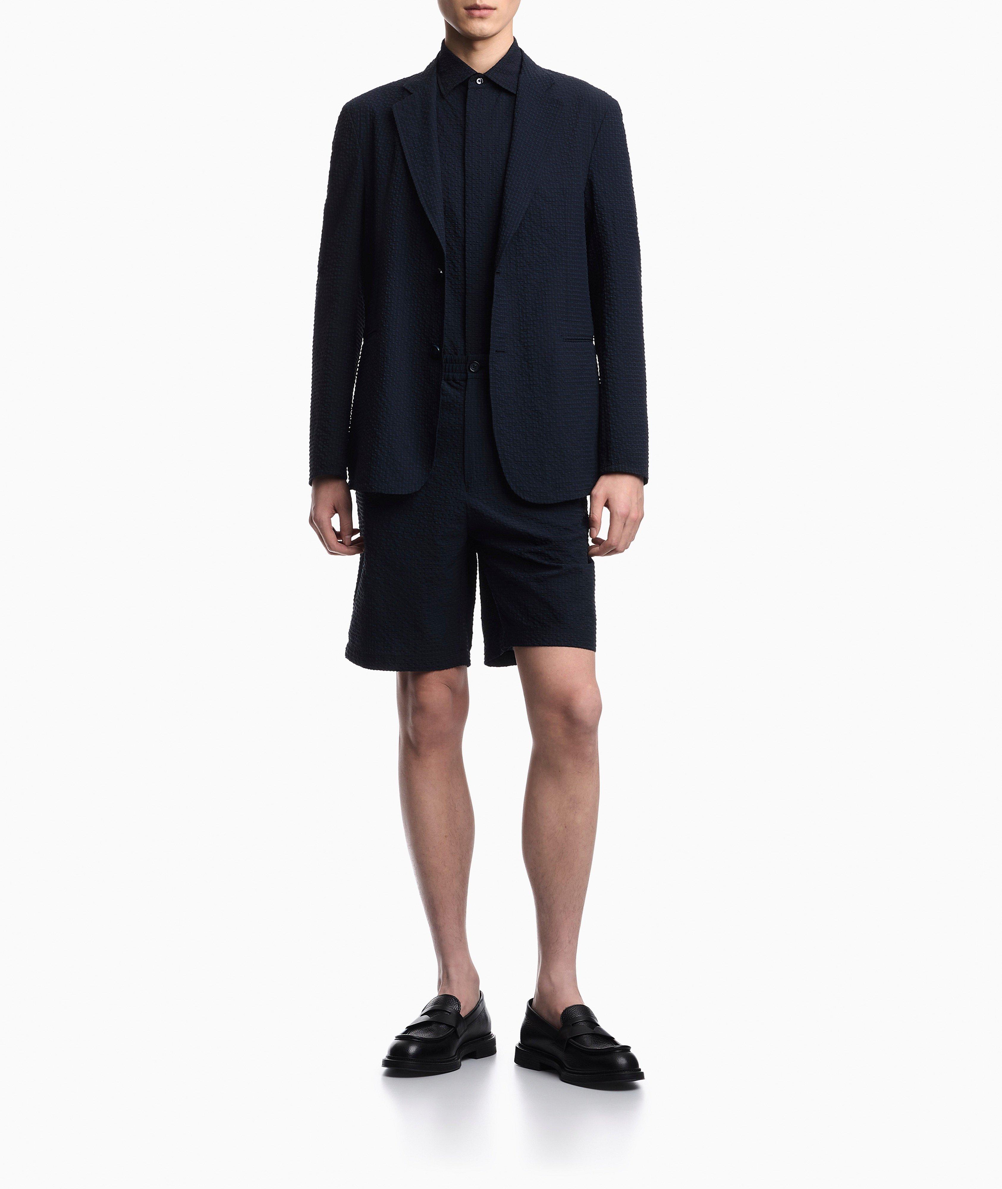 Emporio Armani Icon Seersucker Sport Jacket | Sport Jackets