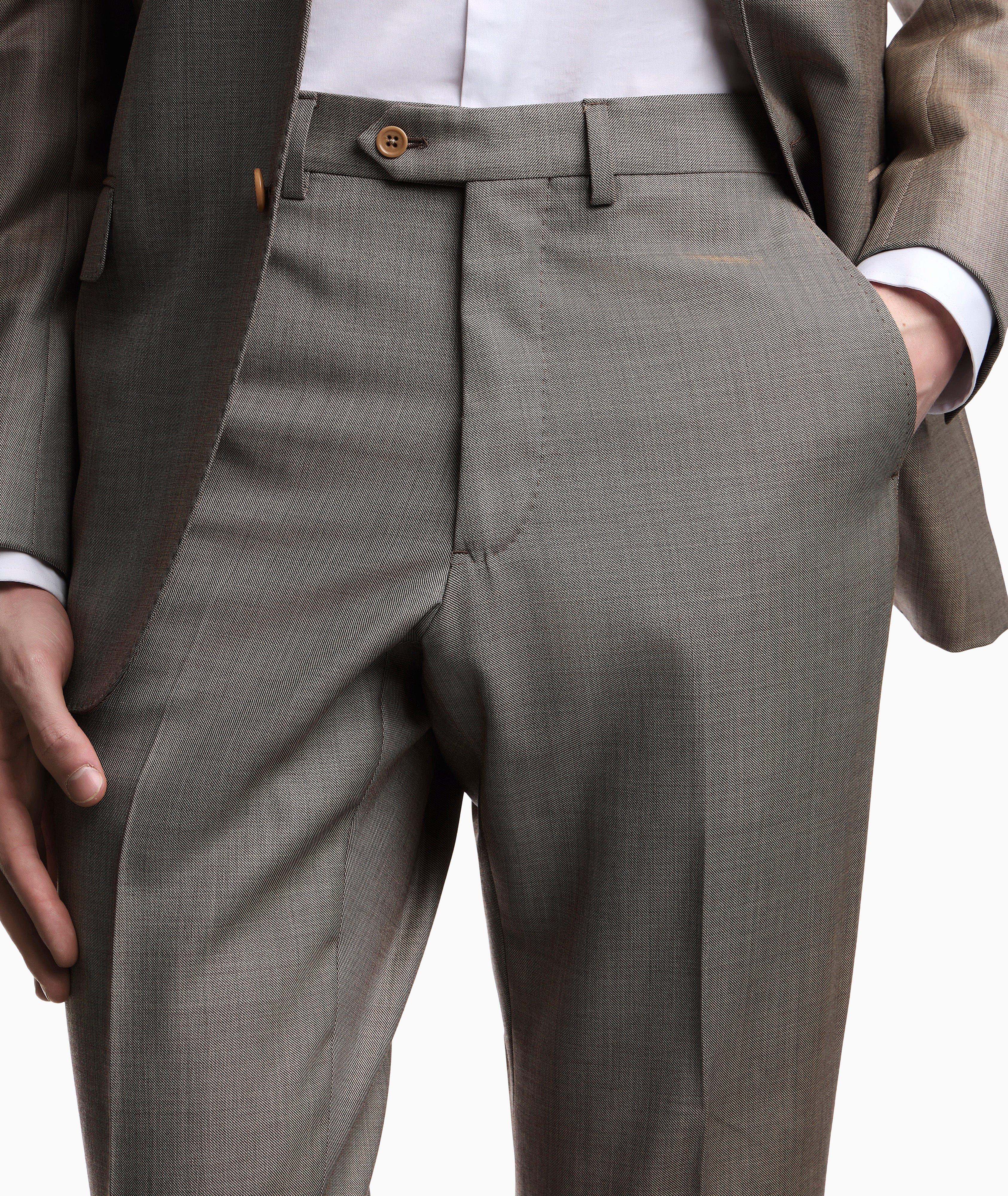 Emporio Armani Slim-Fit M-Line Sharkskin Virgin Wool Suit | Suits