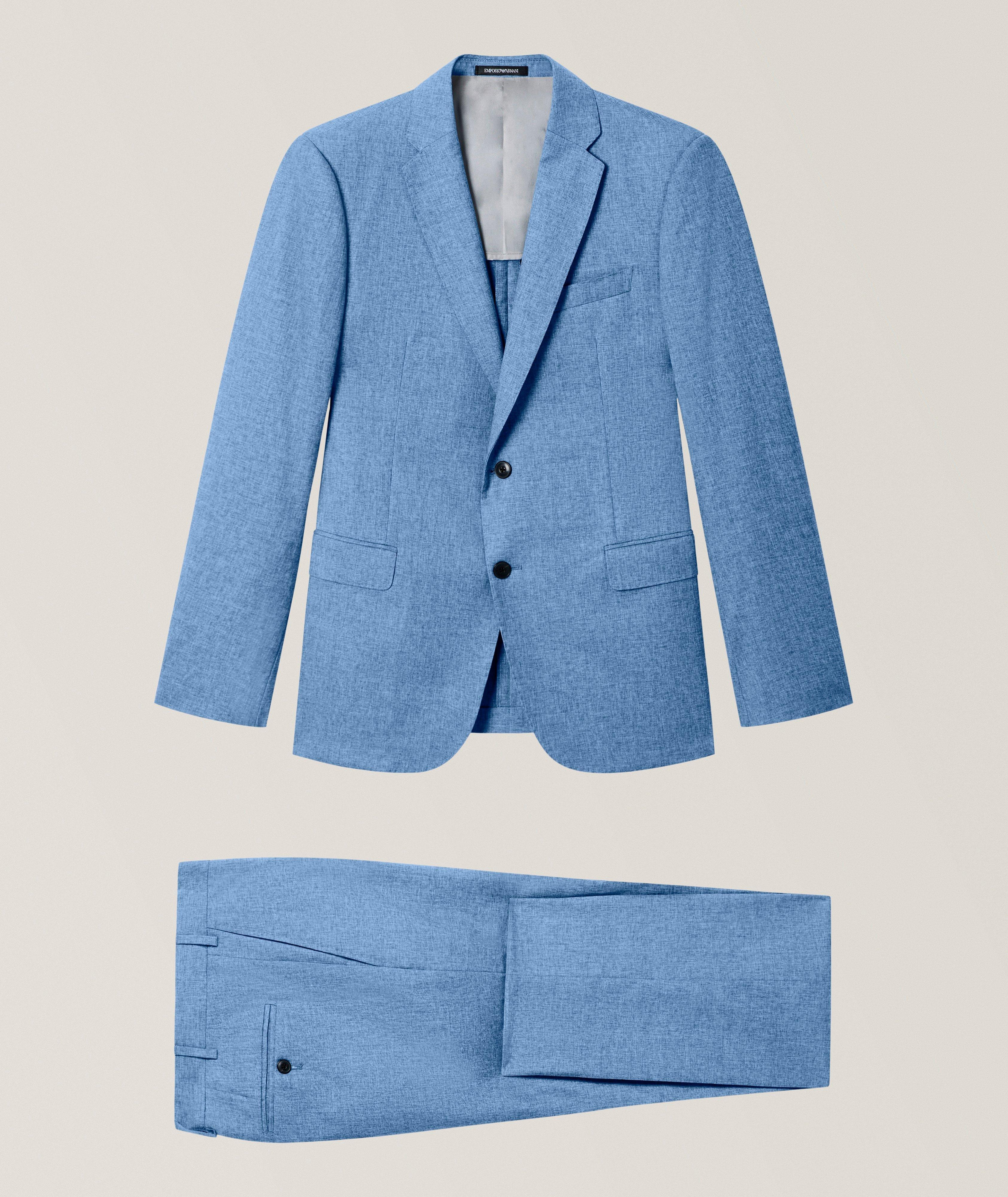 Emporio Armani Complet en mélange ligne-m coupe-ajustée