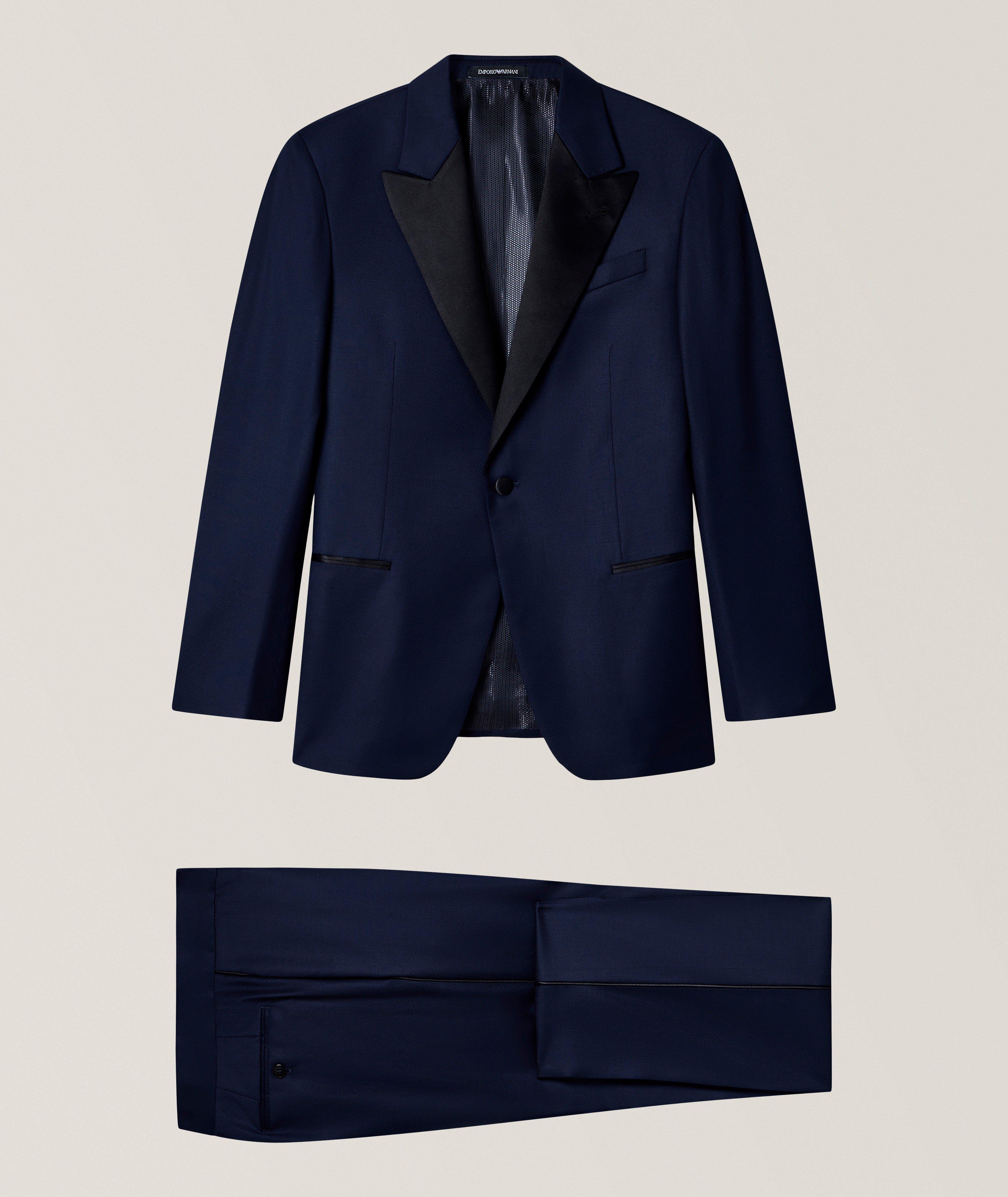 Emporio Armani ASV G-Line Check Virgin Wool Tuxedo