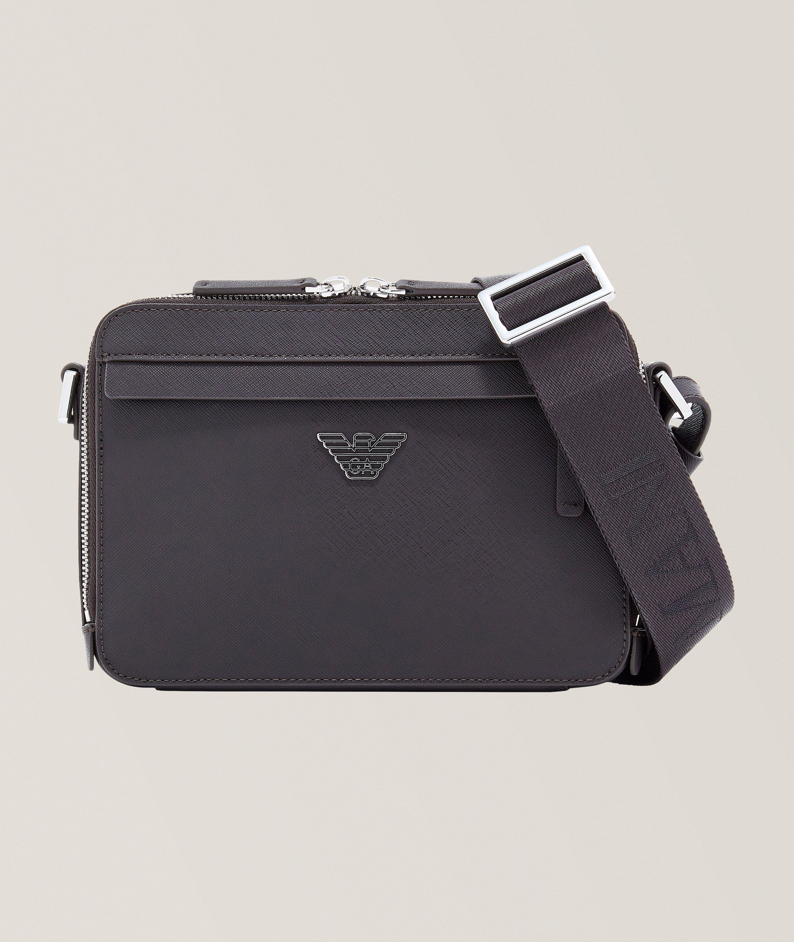 バッグ 00s EMPORIO ARMANI leather shoulder bag Emporio Armani Outlet: Handbag woman - Black | Y3E234YWQ9X