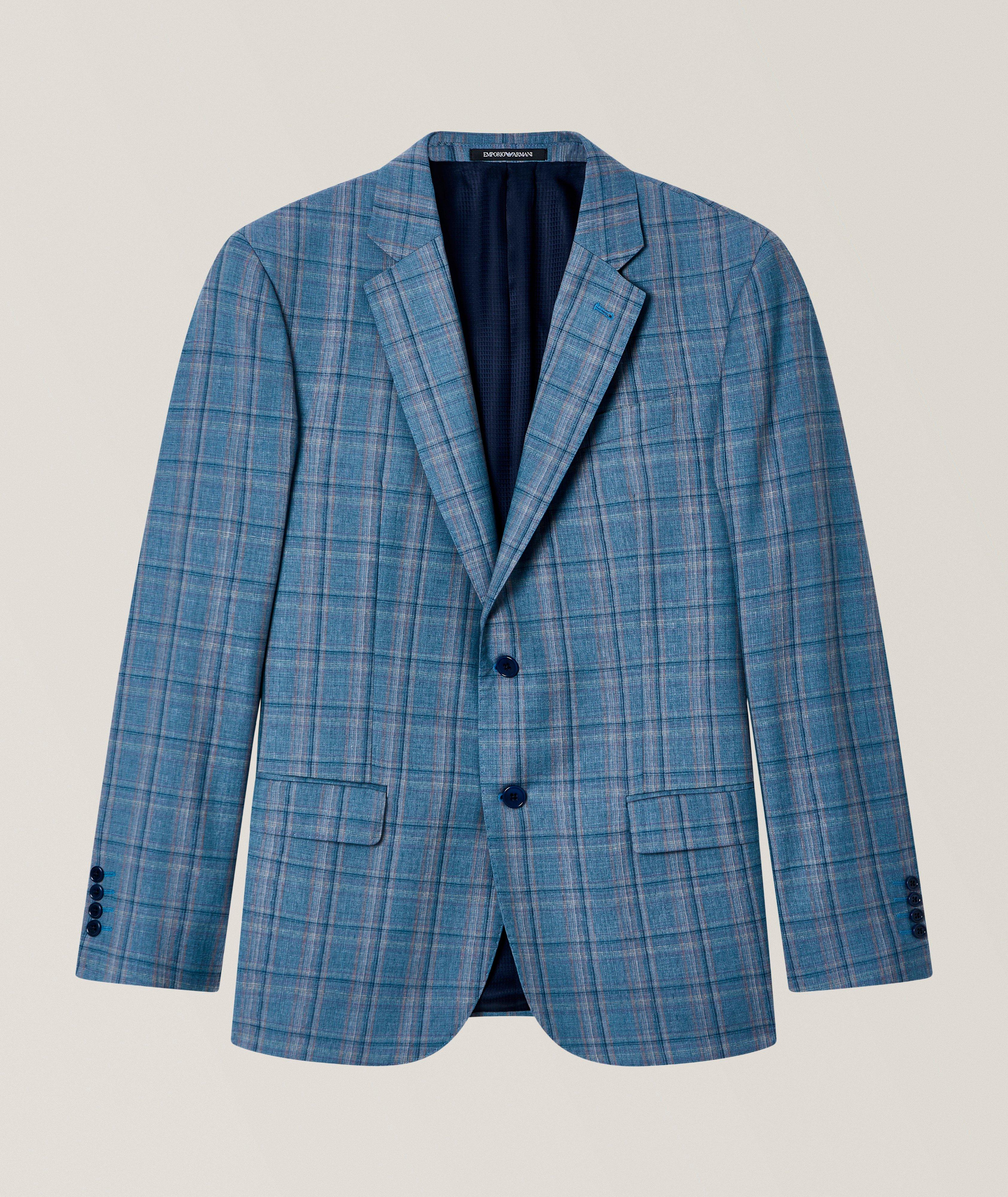 Emporio Armani 3D Micro-Textured Sport Jacket | Sport Jackets