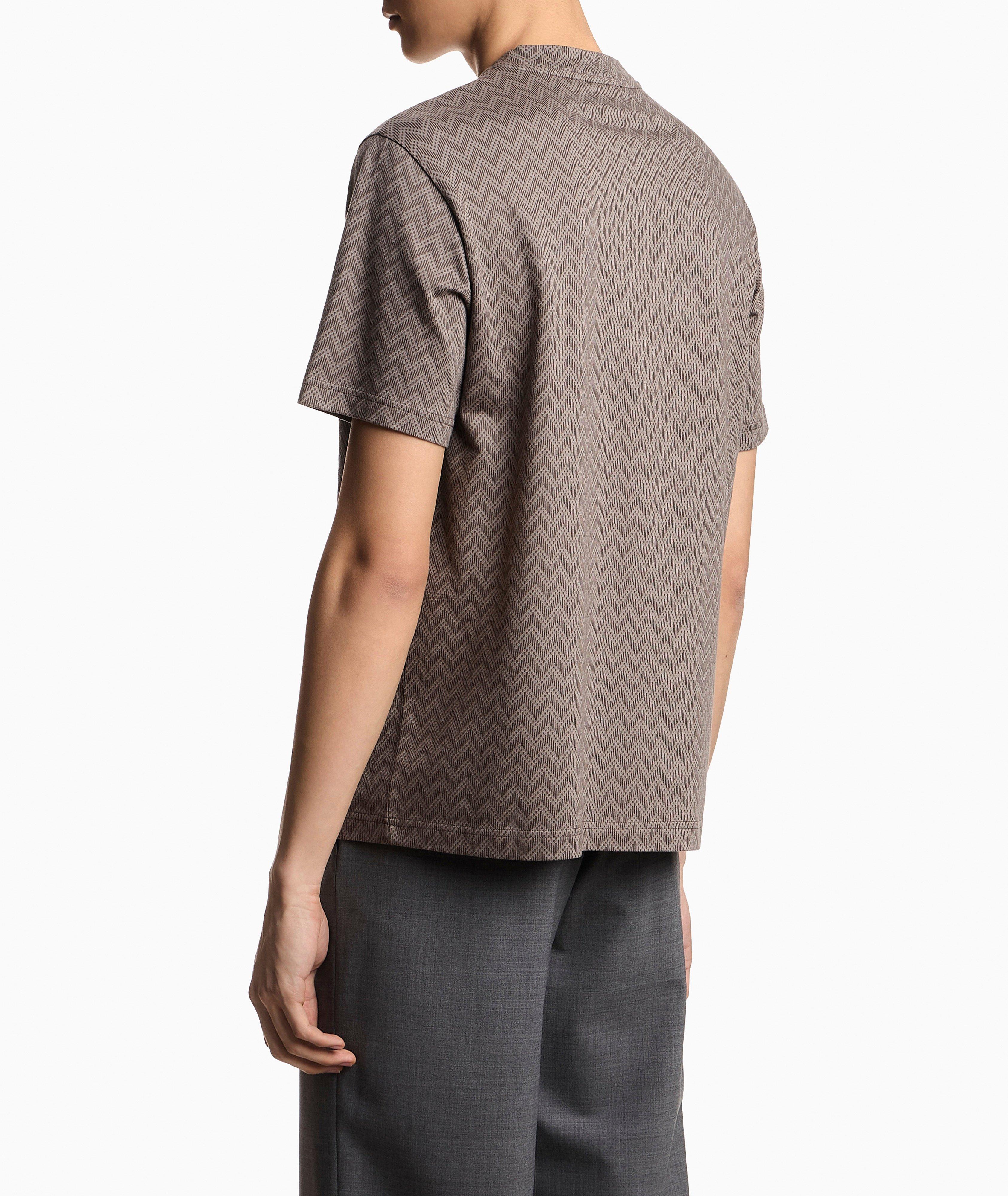 Icon Jacquard Chevron Cotton T-Shirt image 2
