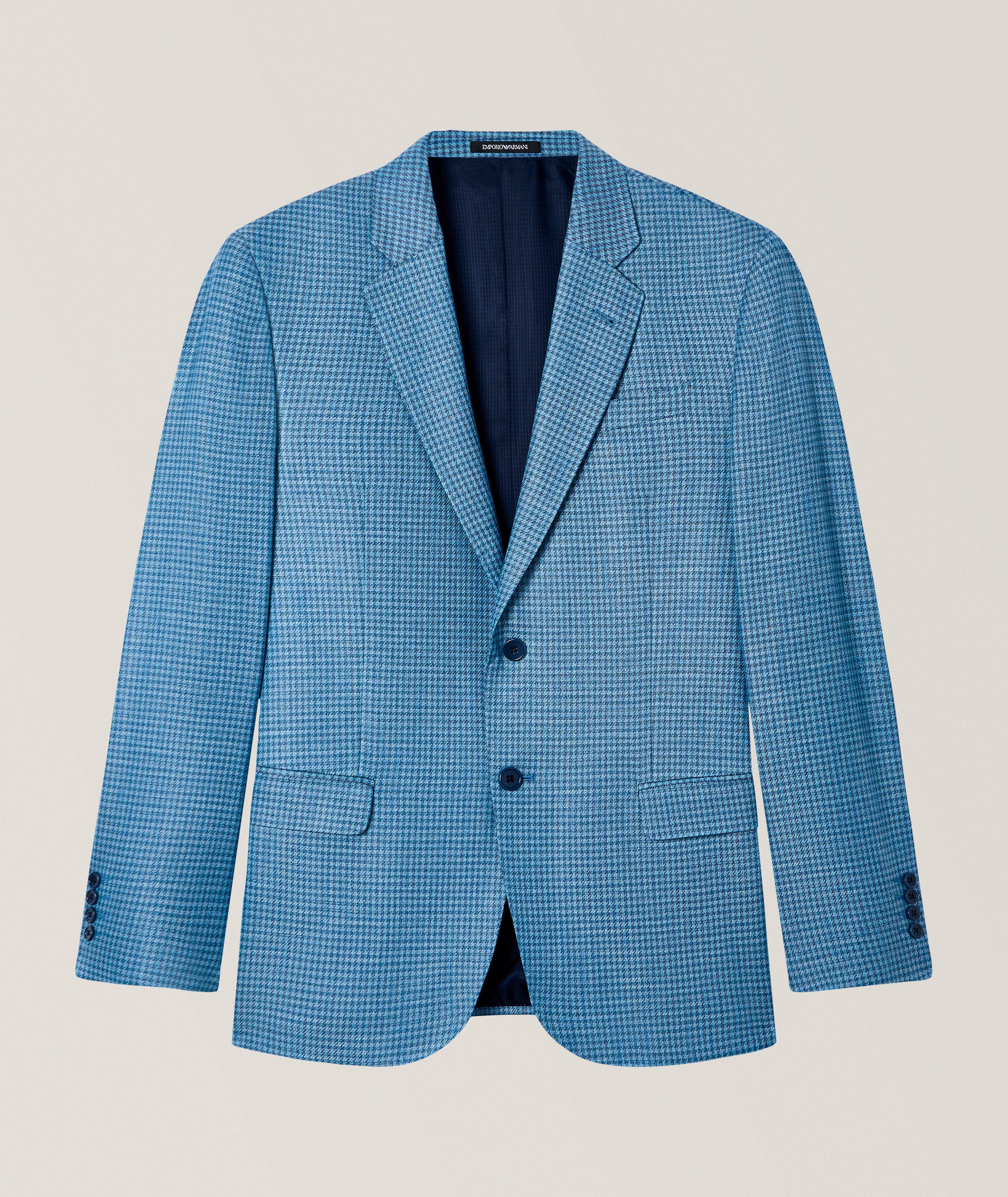 Emporio Armani ASV G-Line Houndstooth Sport Jacket | Sport Jackets