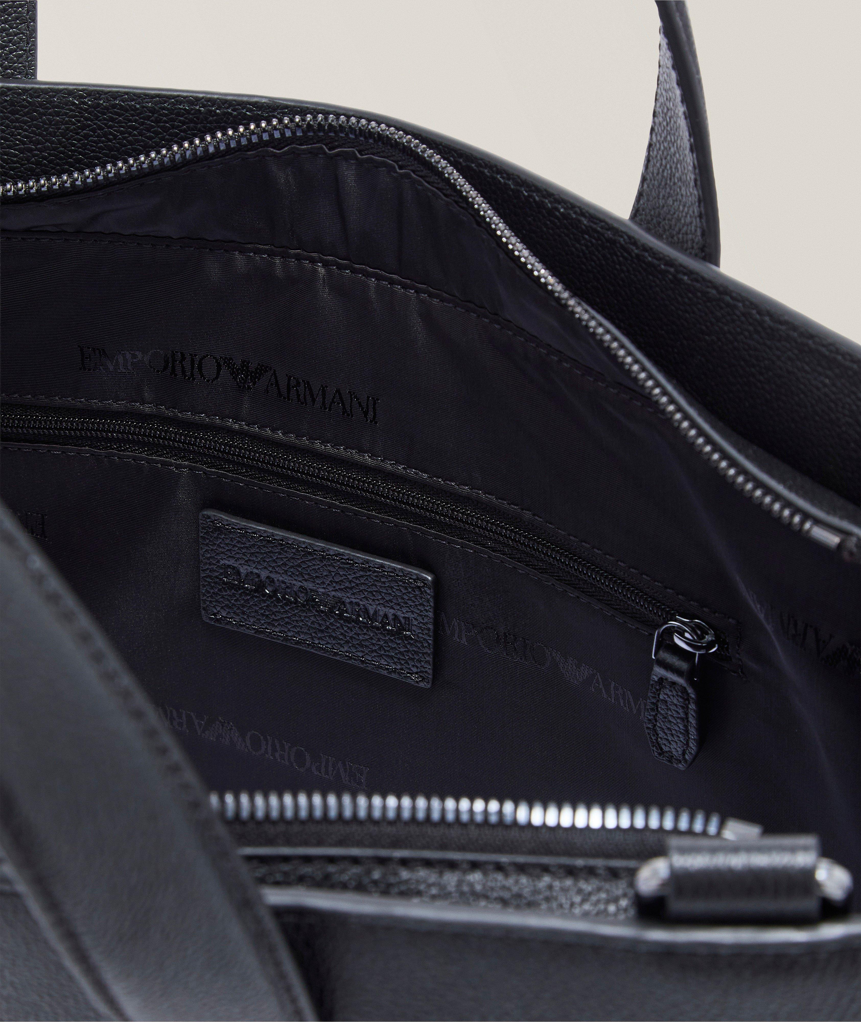 Tumbled Leather Briefcase image 2